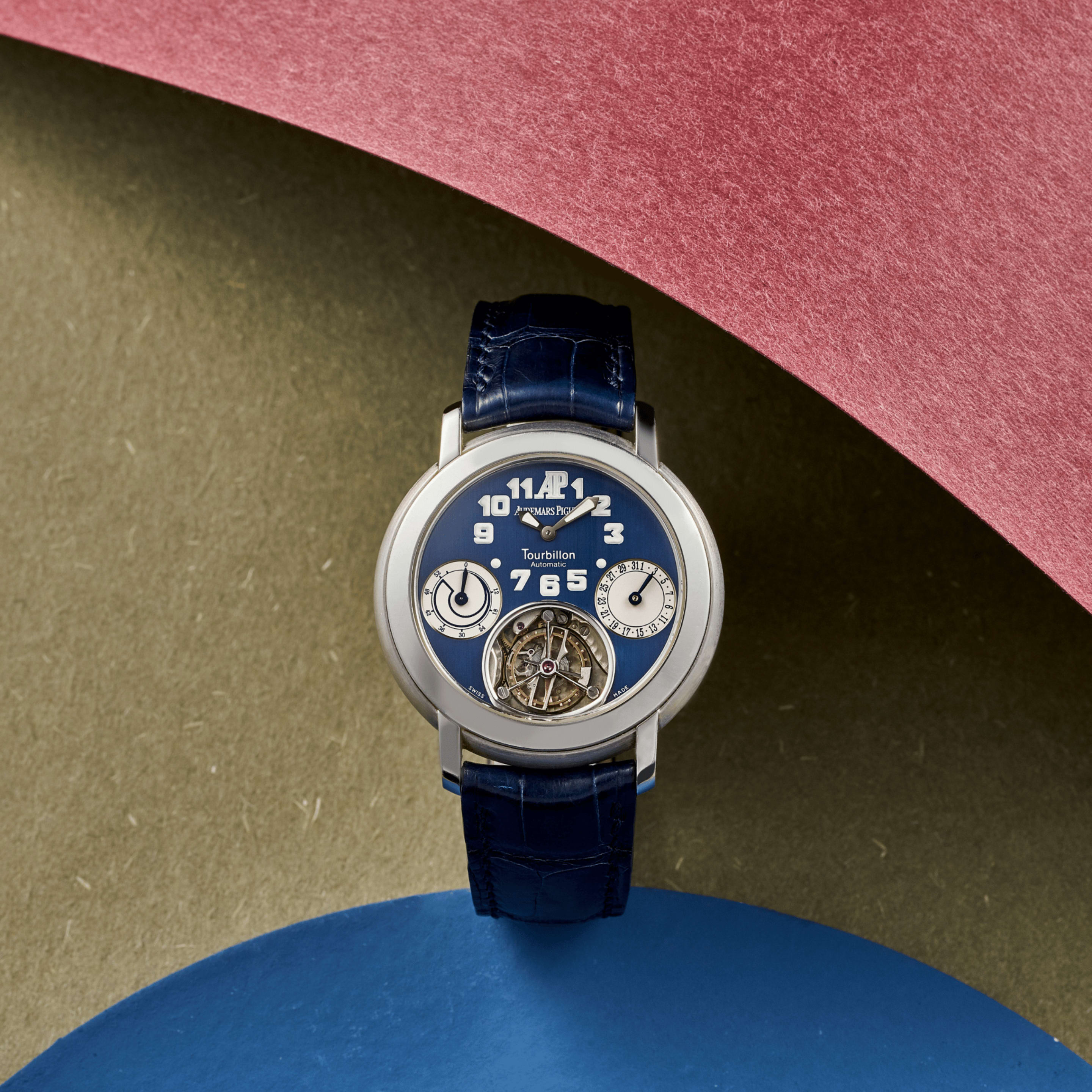 Jules Audemars Tourbillon 150th Anniversary Platinum Blue Dial 40mm Product Image