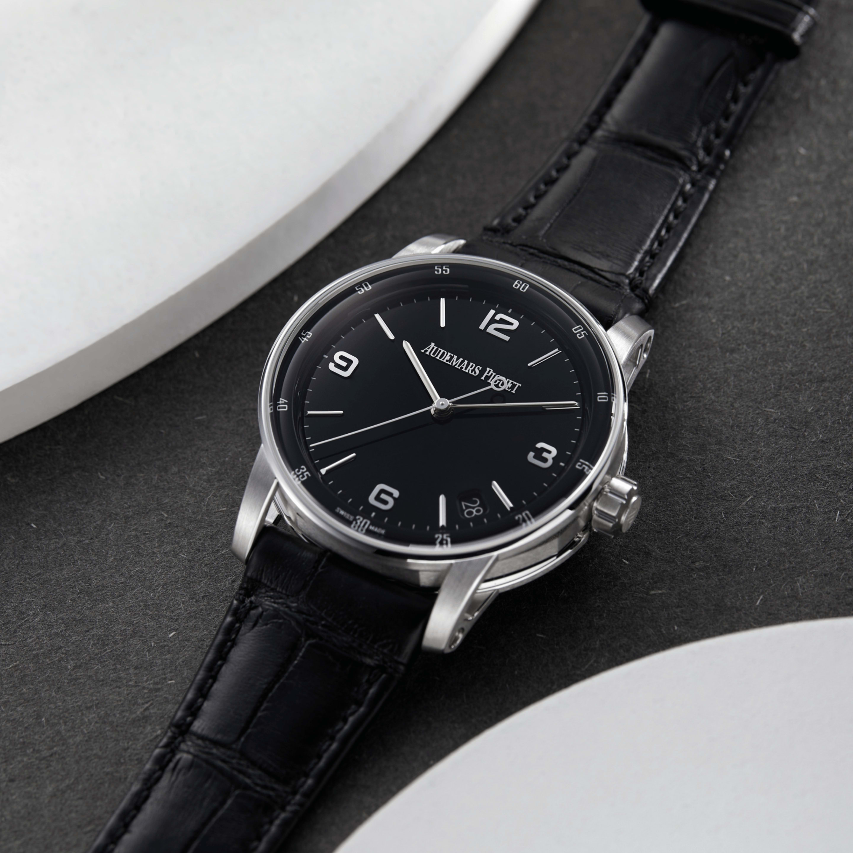 Code 11.59 White Gold Black Dial 41mm Product Image