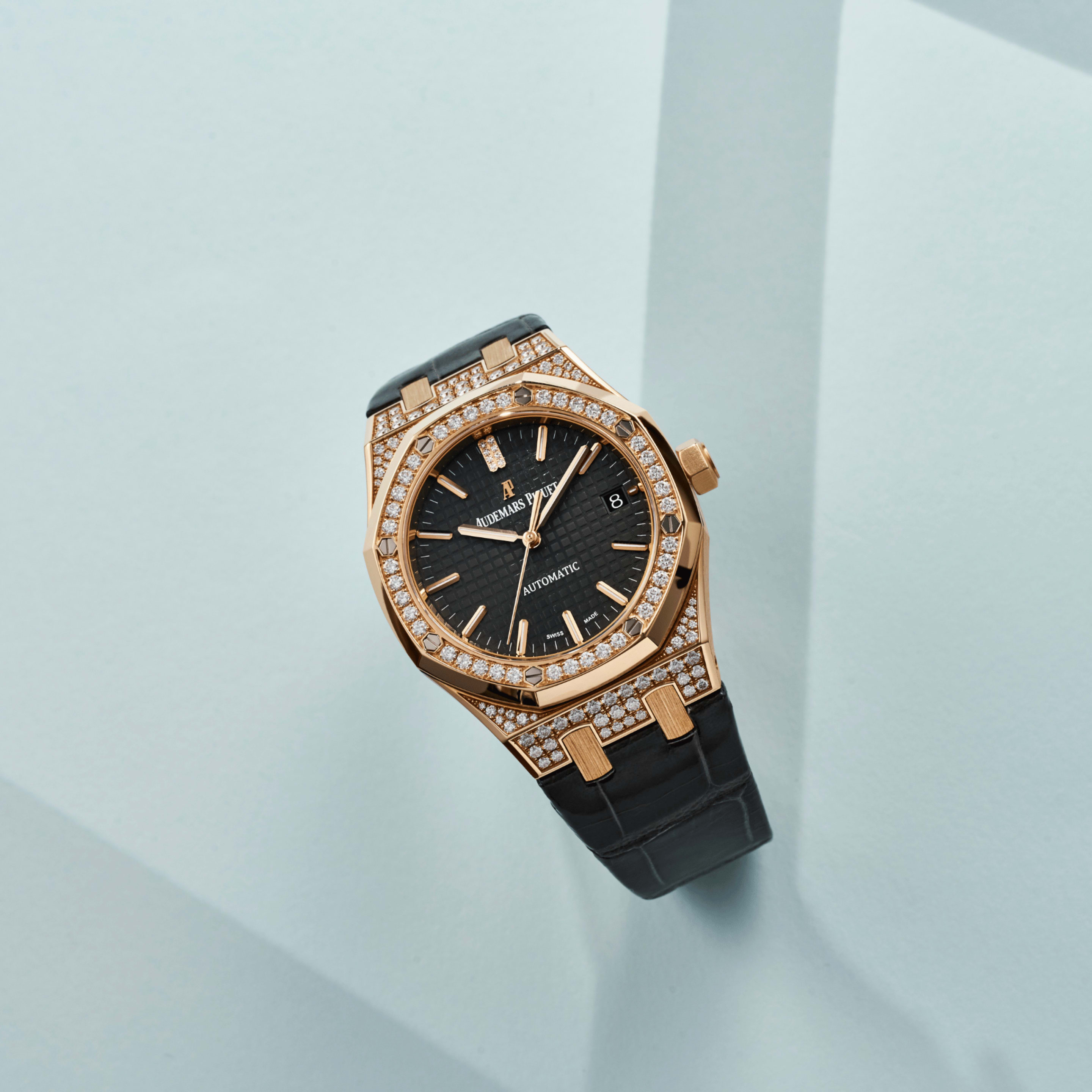 Royal Oak Selfwinding Rose Gold Diamond Grey Dial 37mm Product Image