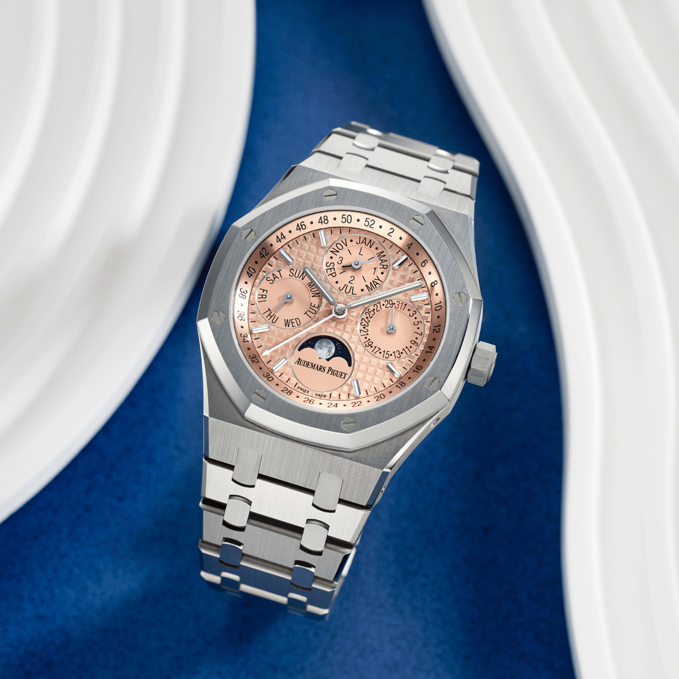 Audemars Piguet Royal Oak Perpetual Calendar Titanium Salmon Dial