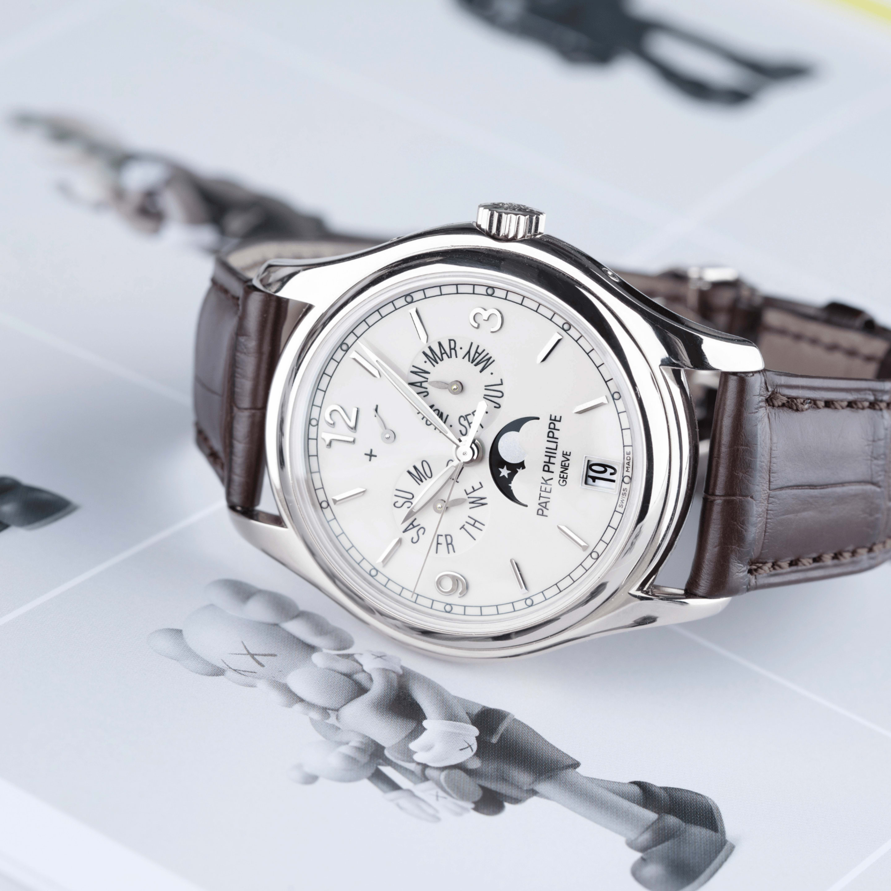 Complications Annual Calendar Moon Phase White Gold Beige Dial 39mm Product Image