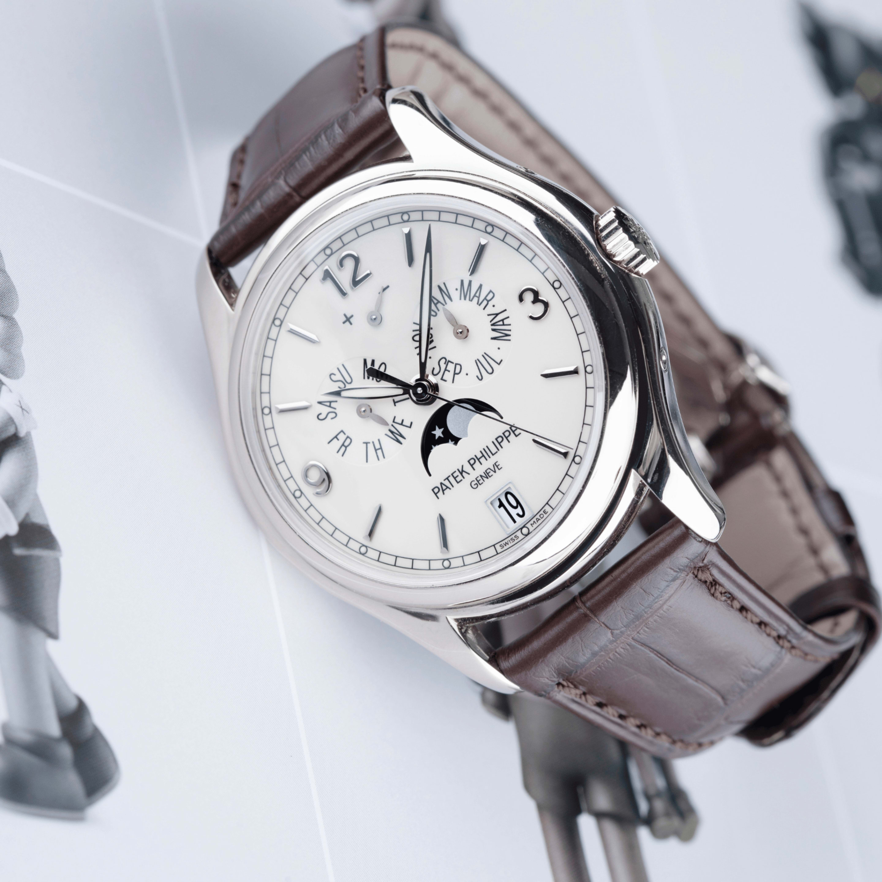 Complications Annual Calendar Moon Phase White Gold Beige Dial 39mm Product Image