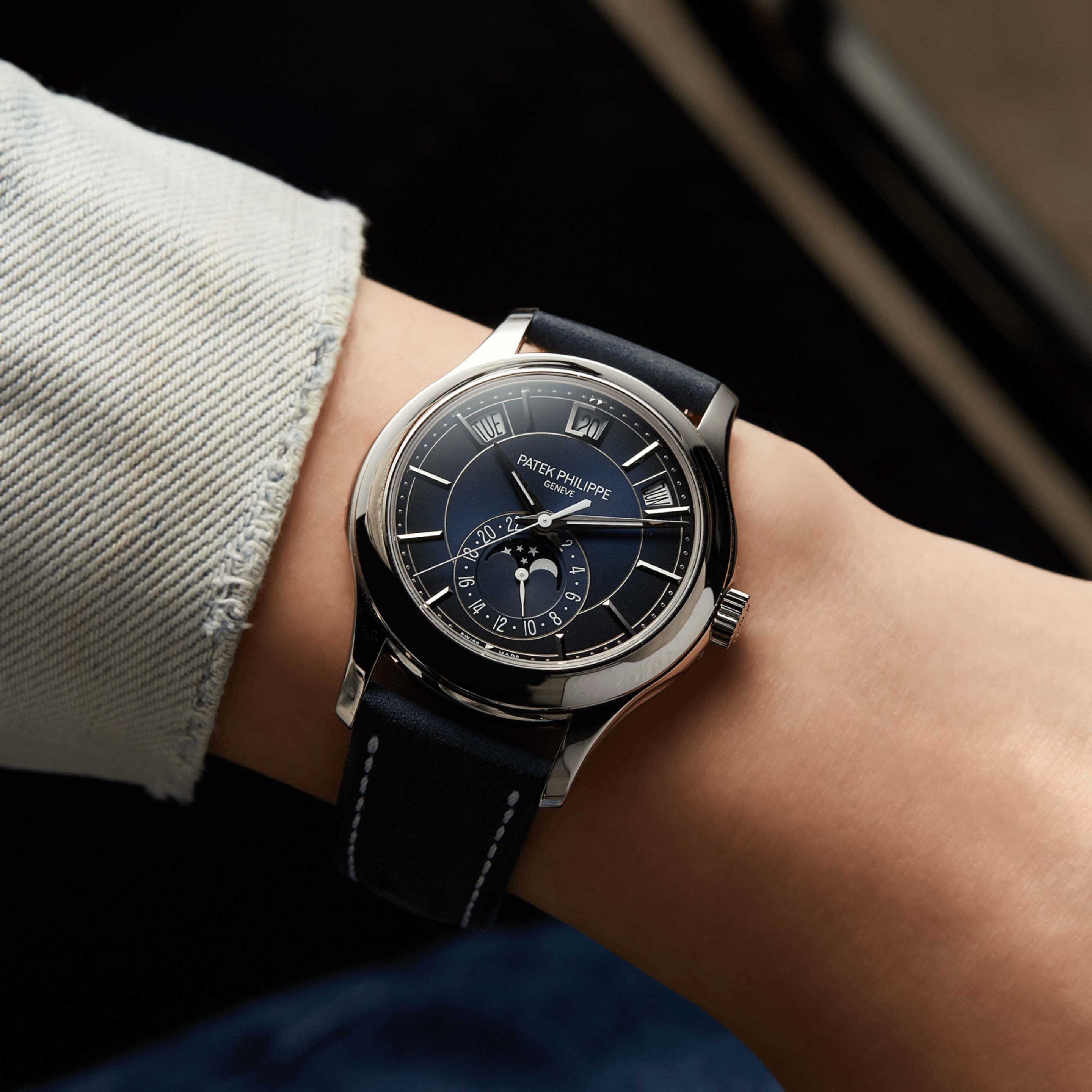 Annual Calendar White Gold Blue Dial 40mm Product Image