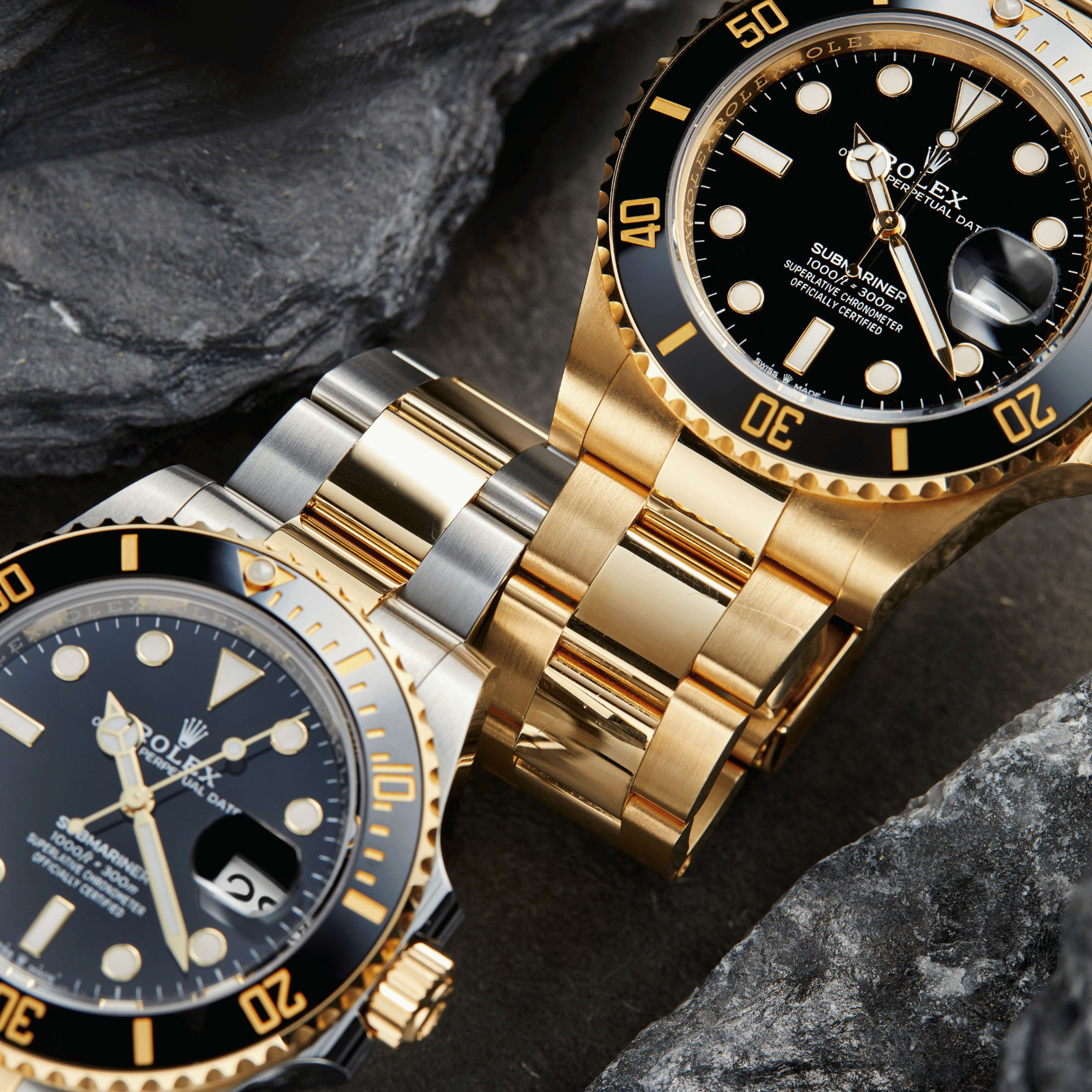 Rolex Submariner Date Yellow Gold & Steel Black Dial 41mm 126613LN