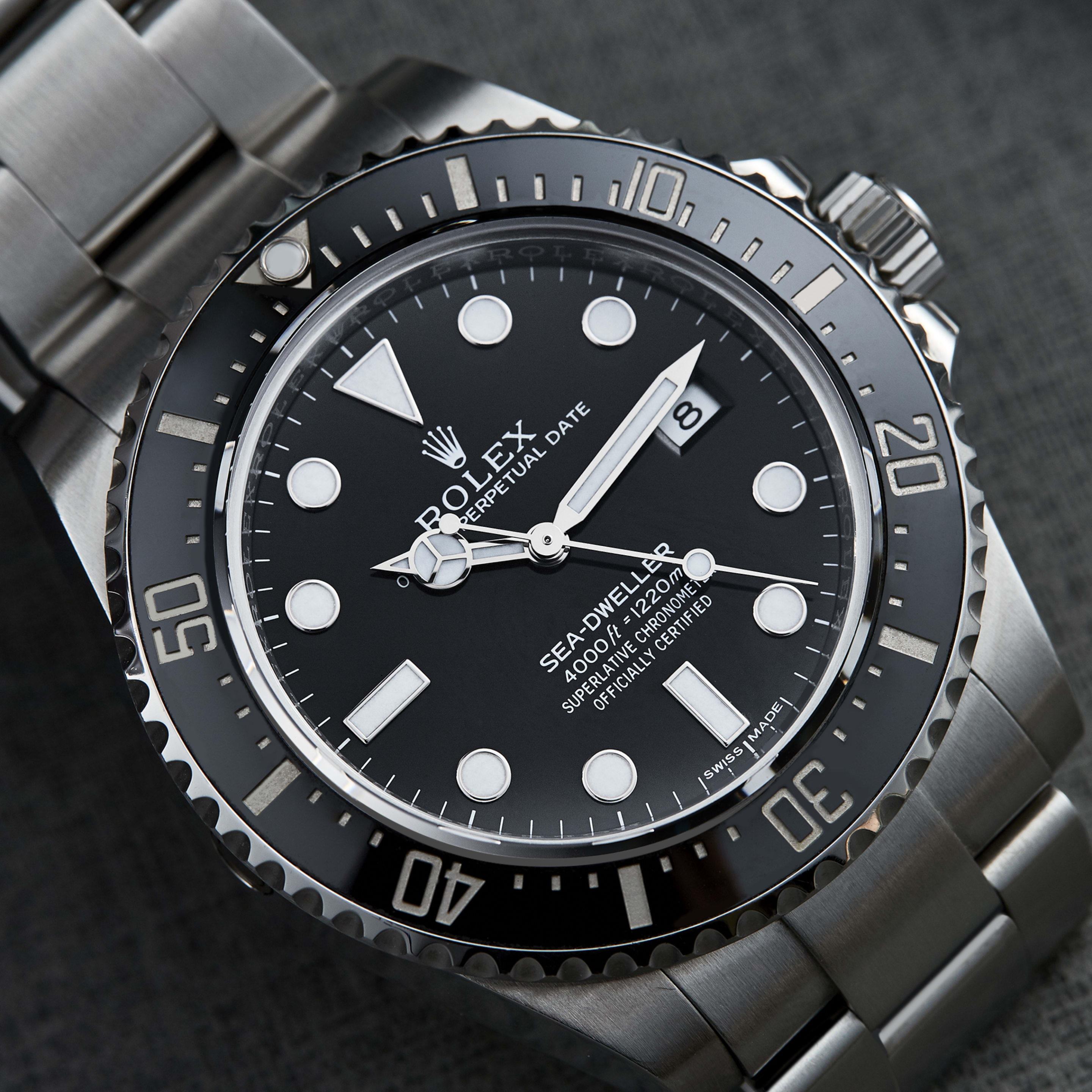 Rolex Sea-Dweller Steel Black Dial 40mm 116600-0003 - Make an