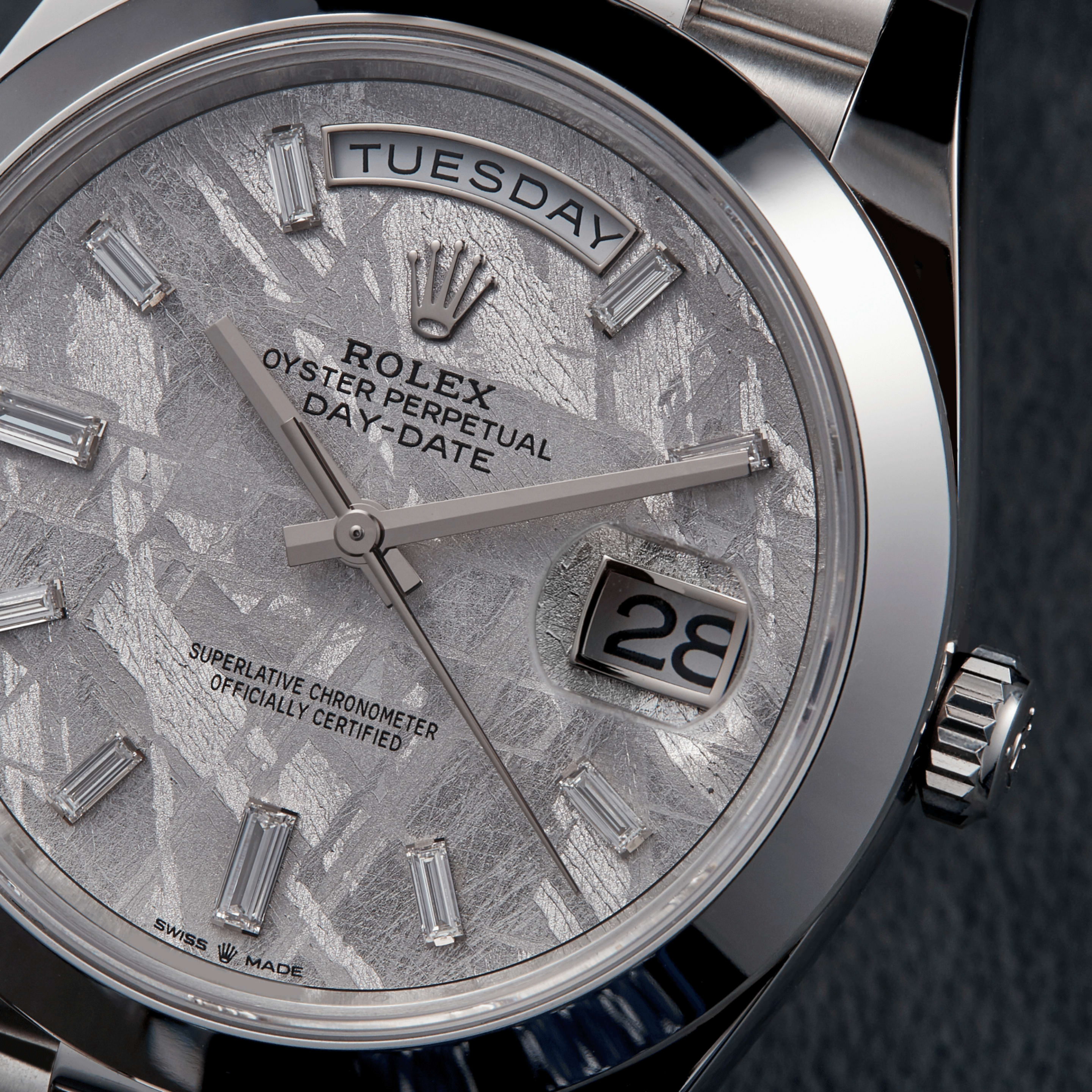 Day-Date Platinum Diamond Meteorite Dial 40mm Product Image