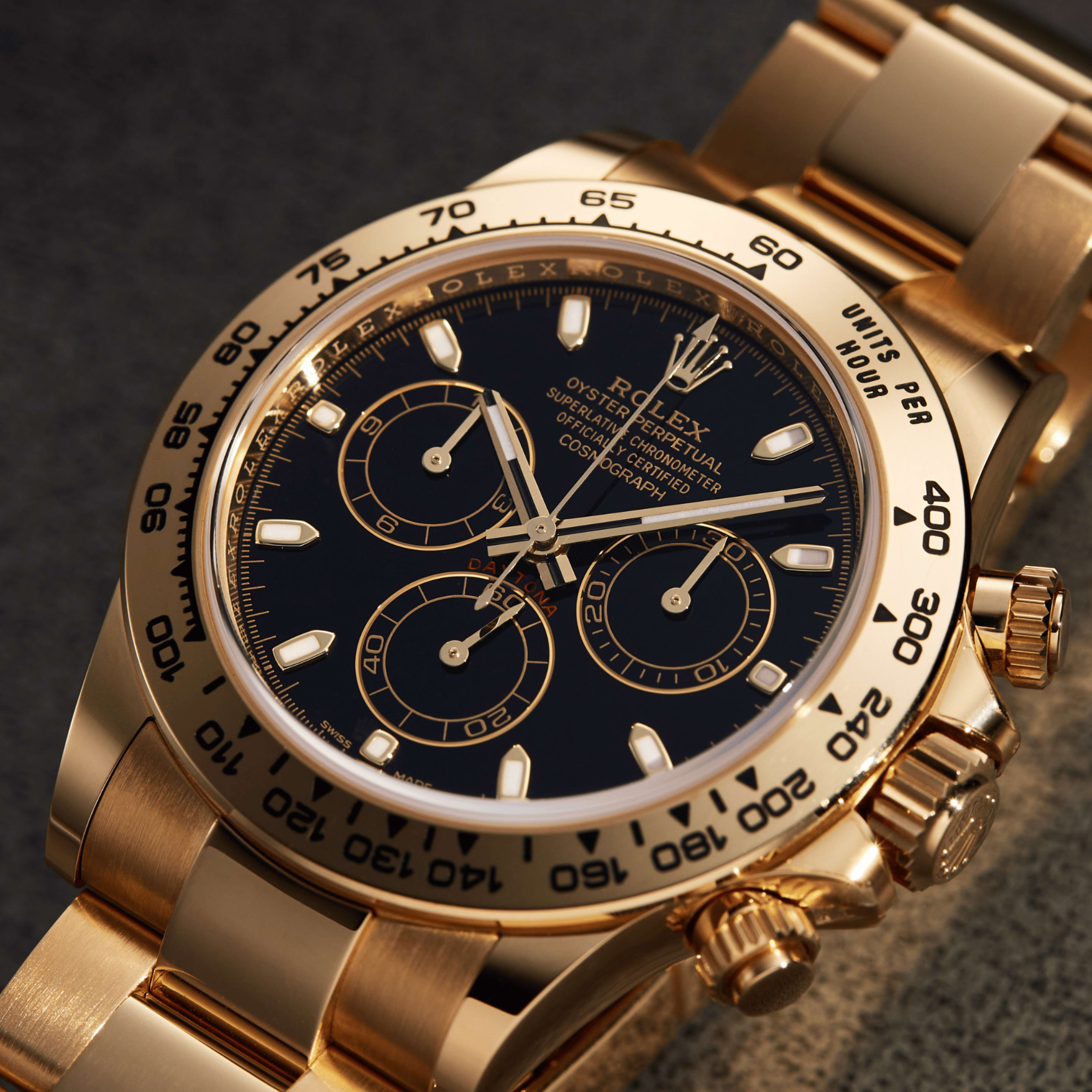 Daytona Yellow Gold Black Dial 40mm Product Image
