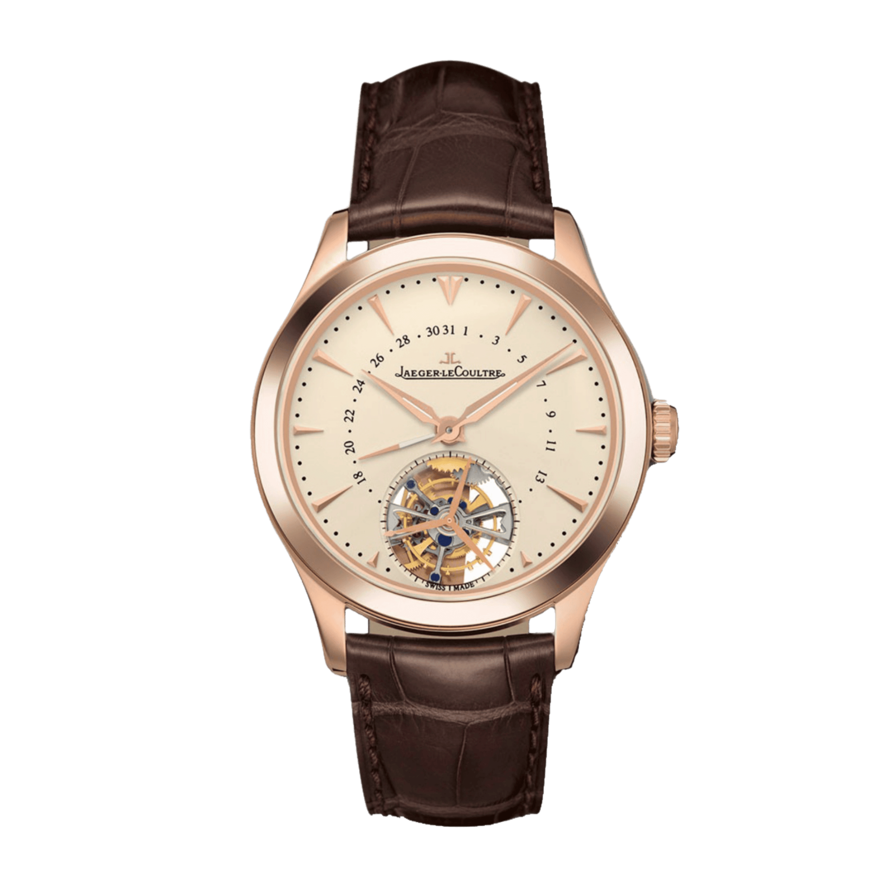 Master Date Tourbillon Rose Gold Beige Dial 39mm Product Image