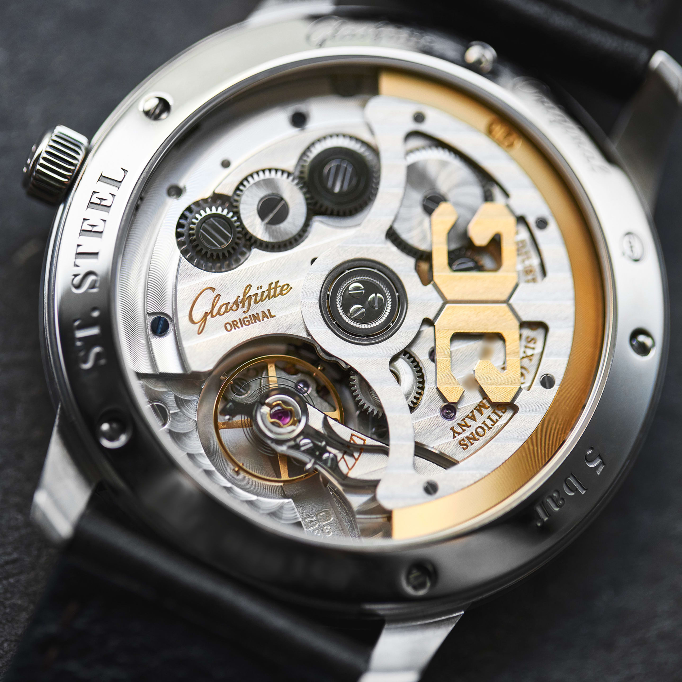Senator Excellence Steel Black Dial 40mm Product Image
