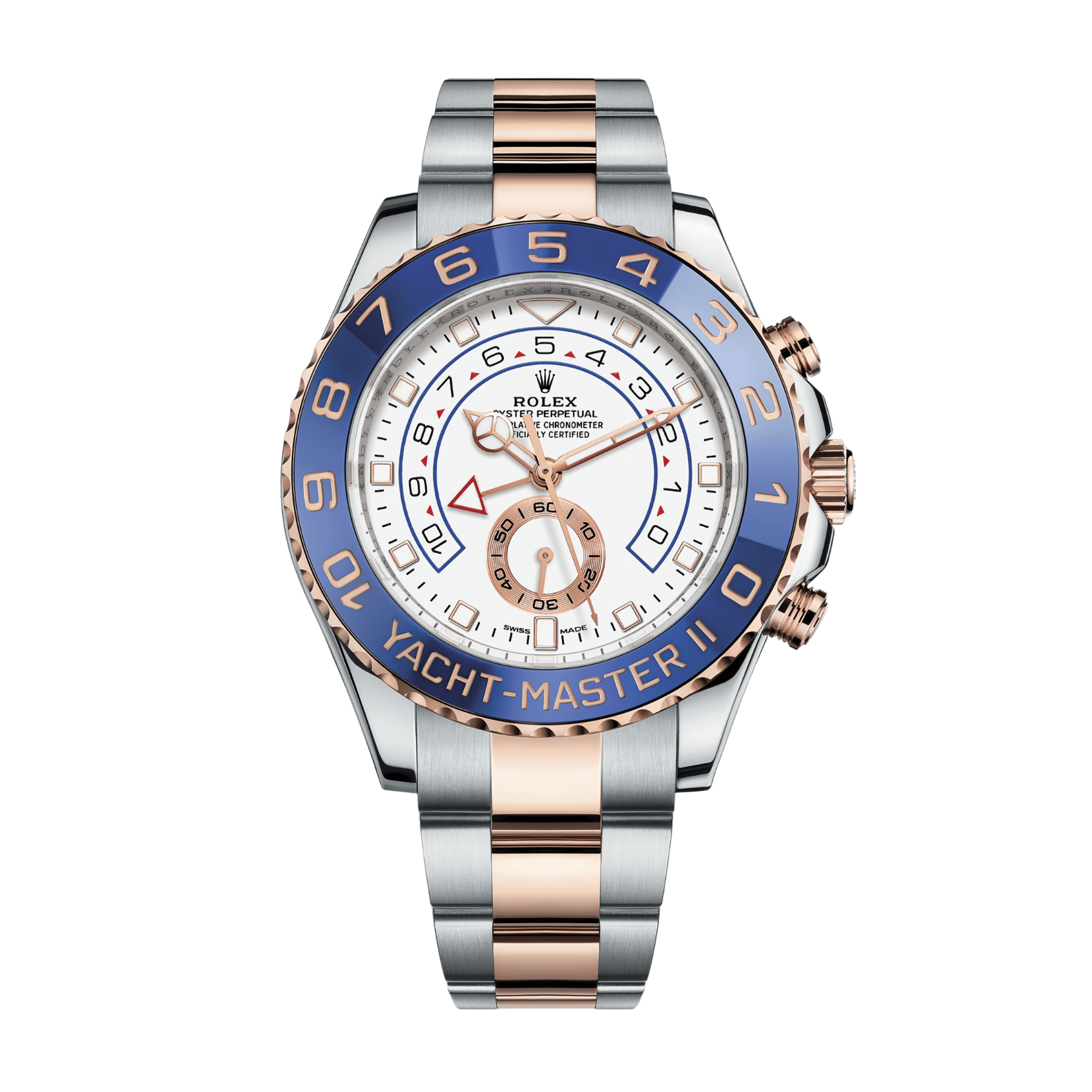 Yacht-Master II Rose Gold & Steel White Dial 44mm Product Image