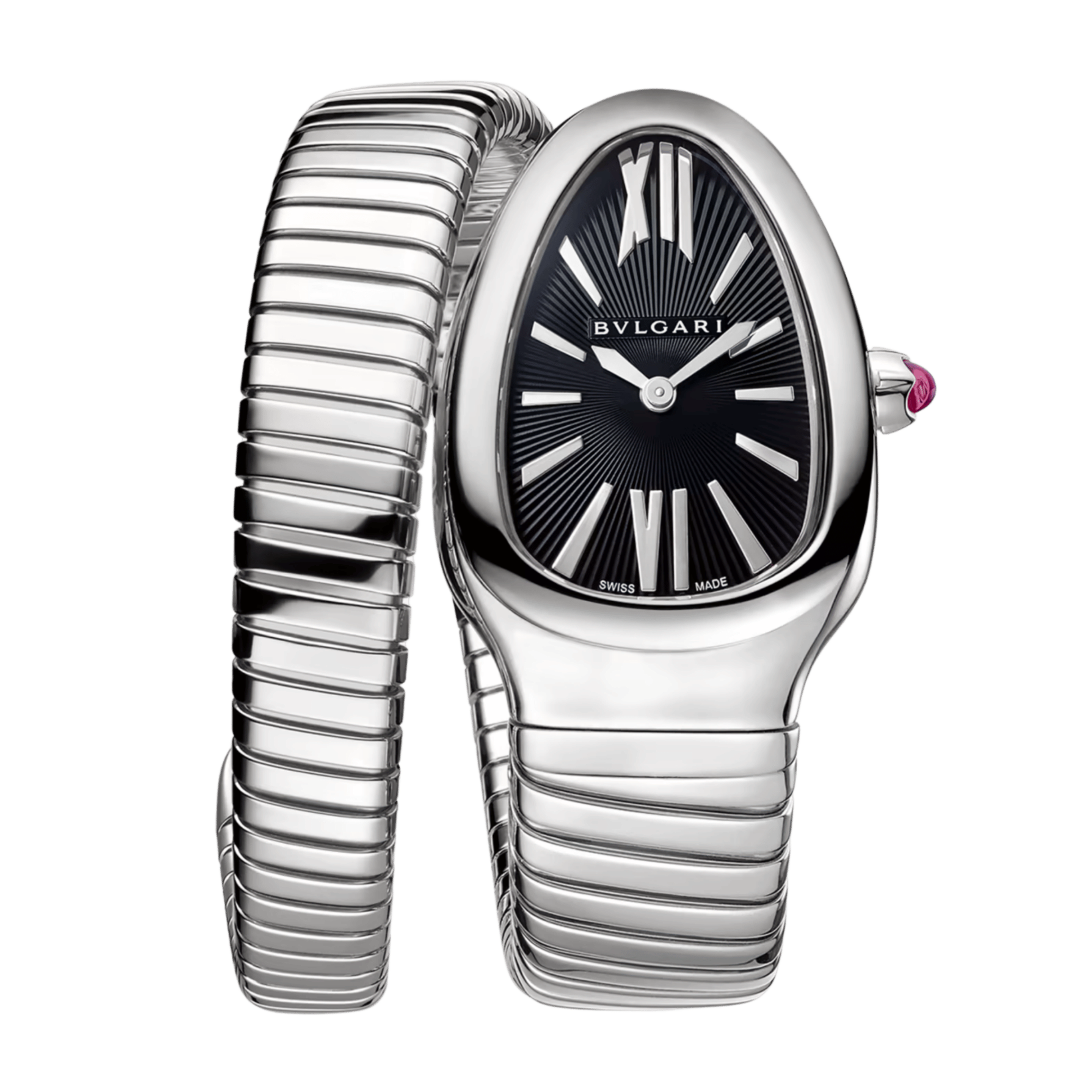 Serpenti Tubogas Steel Black Dial 35mm Product Image
