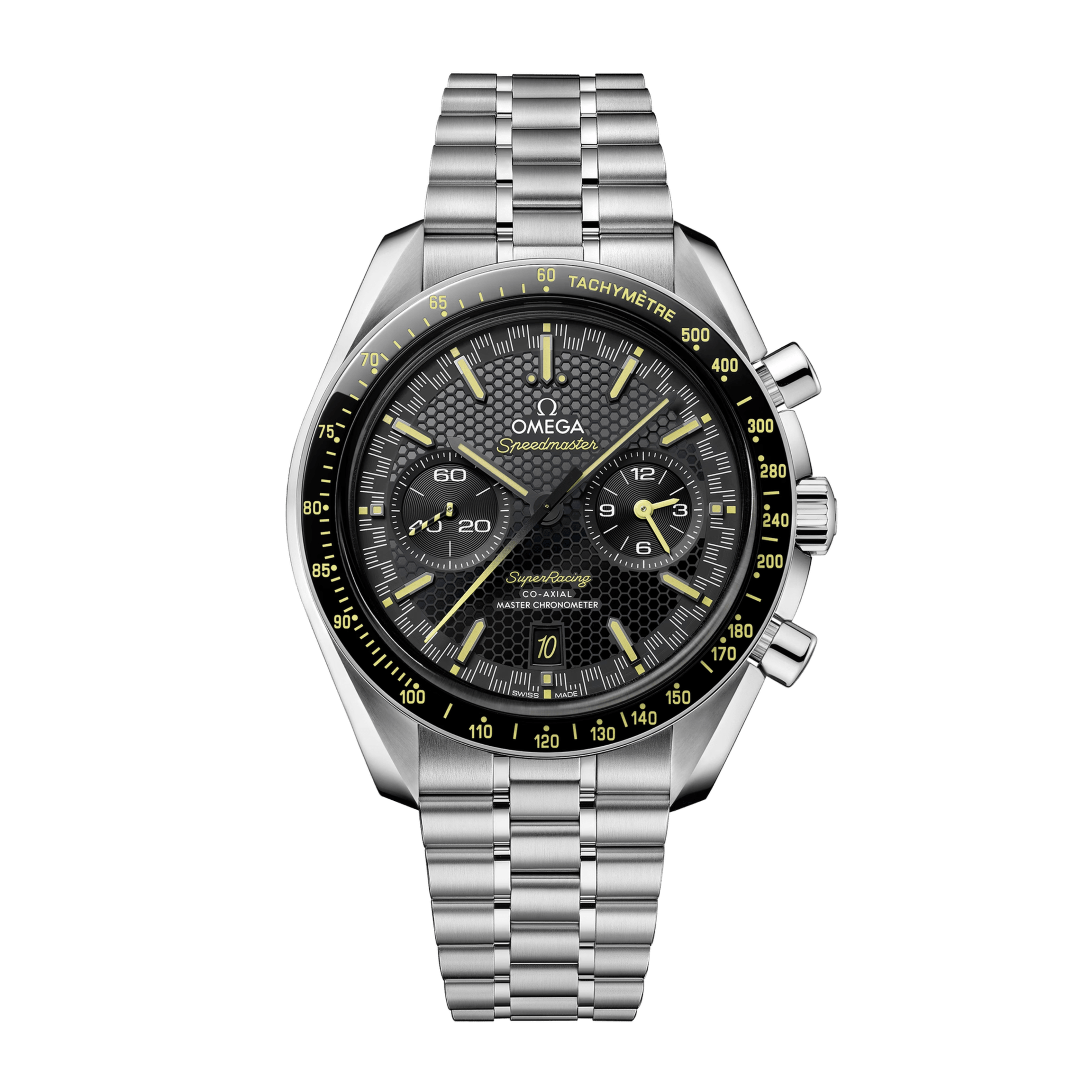 Speedmaster Super Racing Steel Black Dial 44mm Product Image