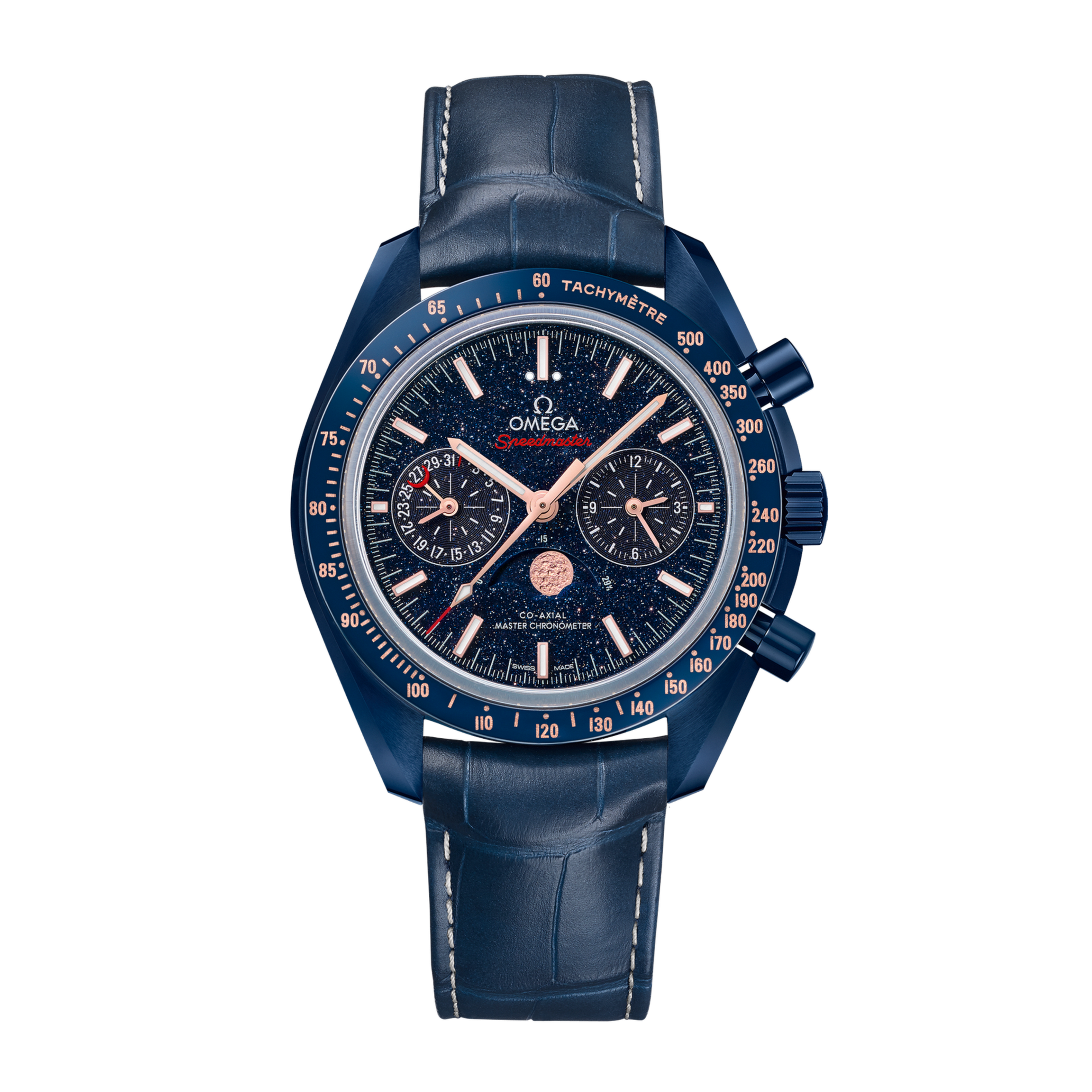 Speedmaster Moonphase Chronograph Ceramic Blue Side of the Moon 44mm Product Image