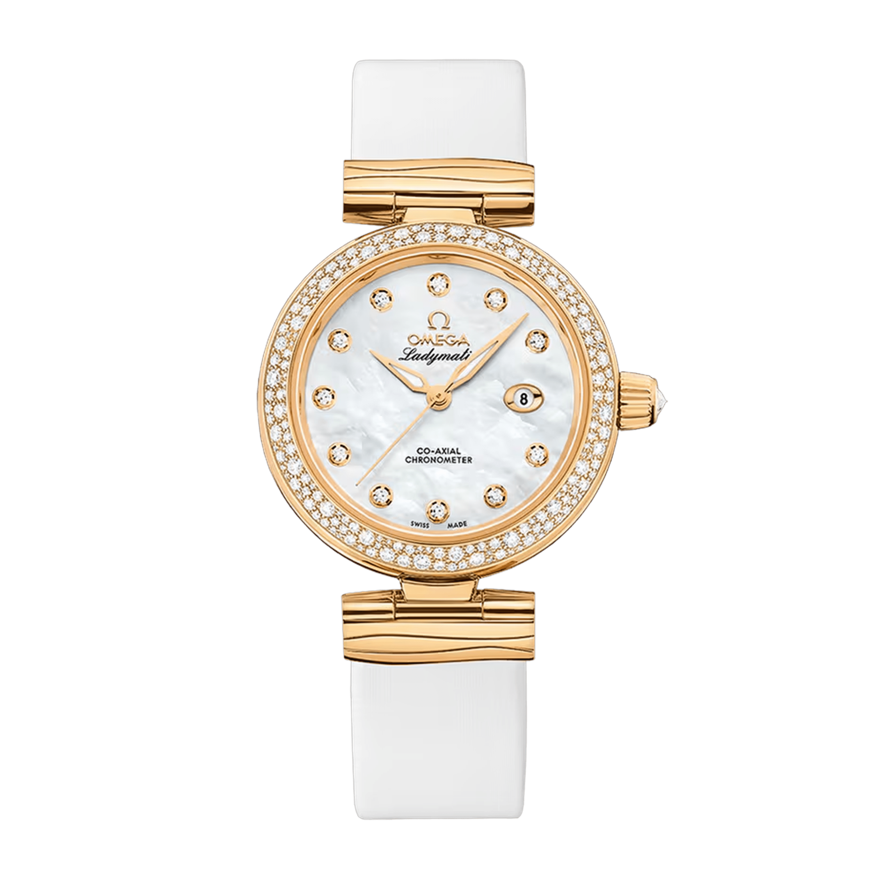 LadyMatic Yellow Gold Mother of Pearl Dial 34mm Product Image