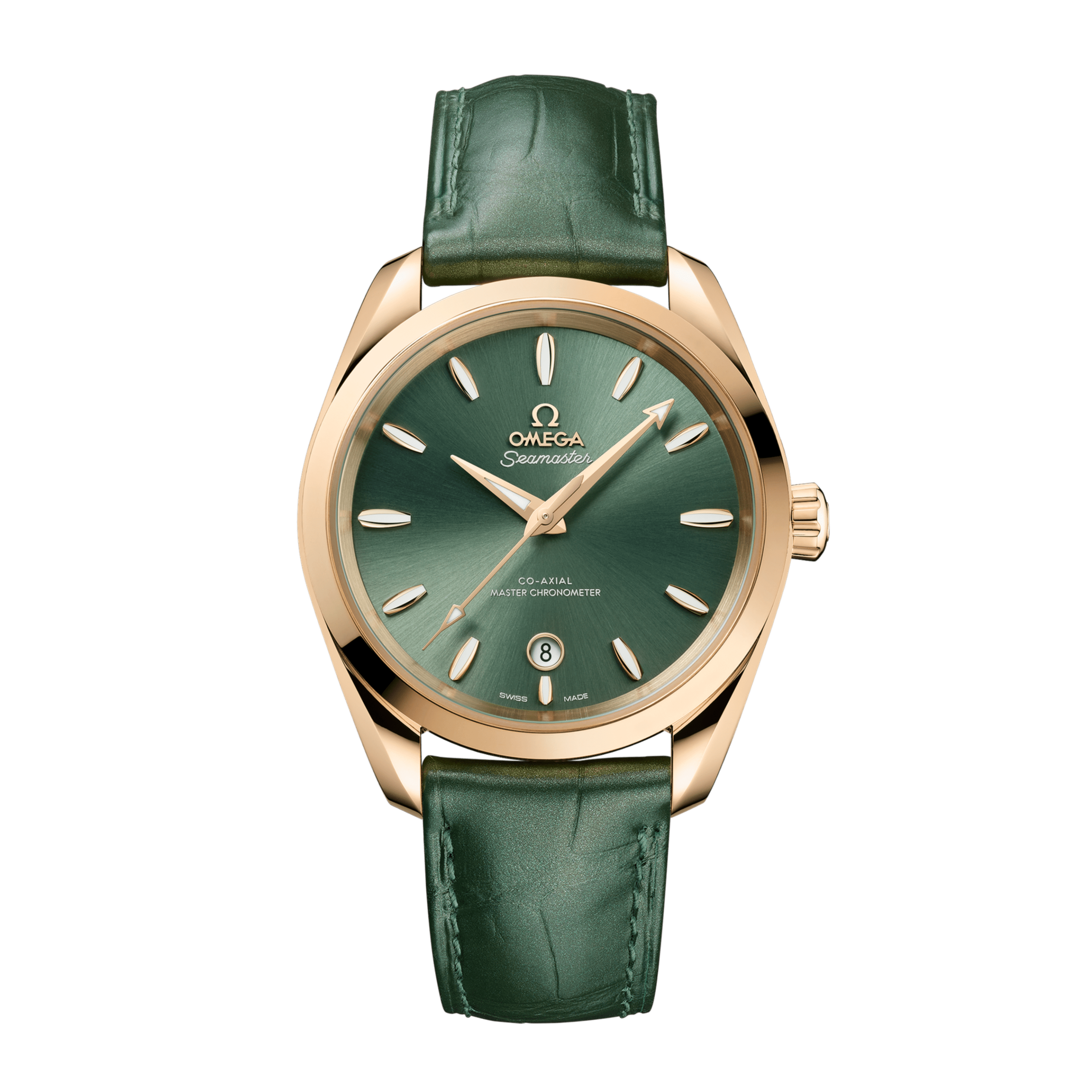 Aqua Terra Yellow Gold Green Dial 38mm Product Image