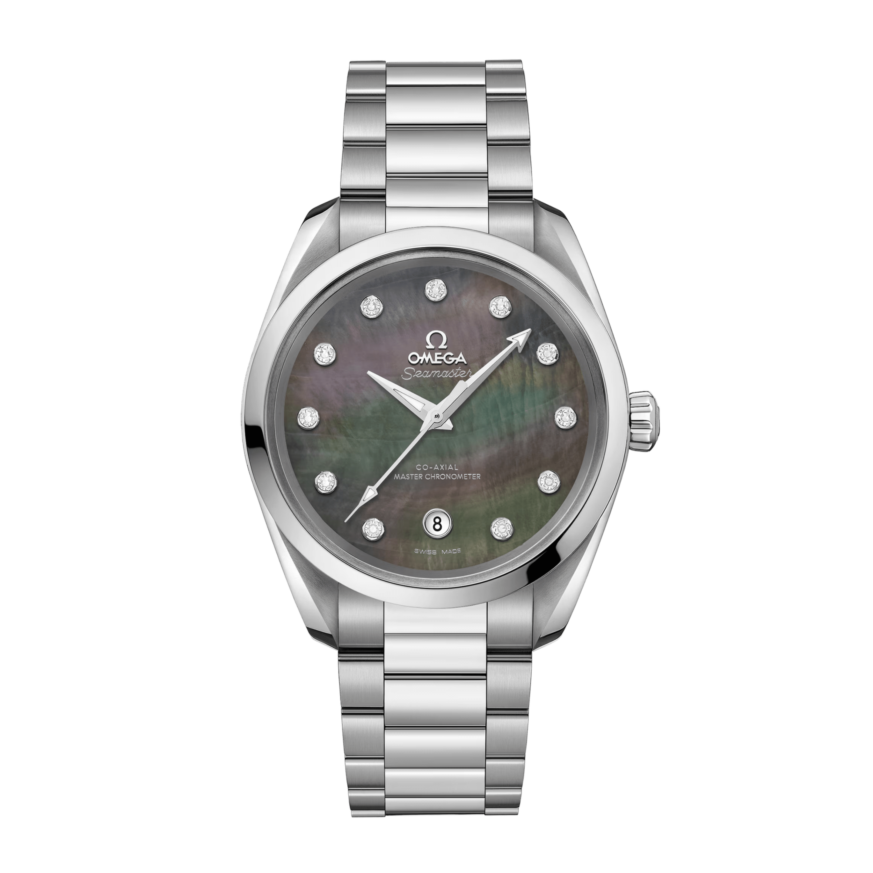 Aqua Terra Steel Black Mother of Pearl Dial 38mm Product Image