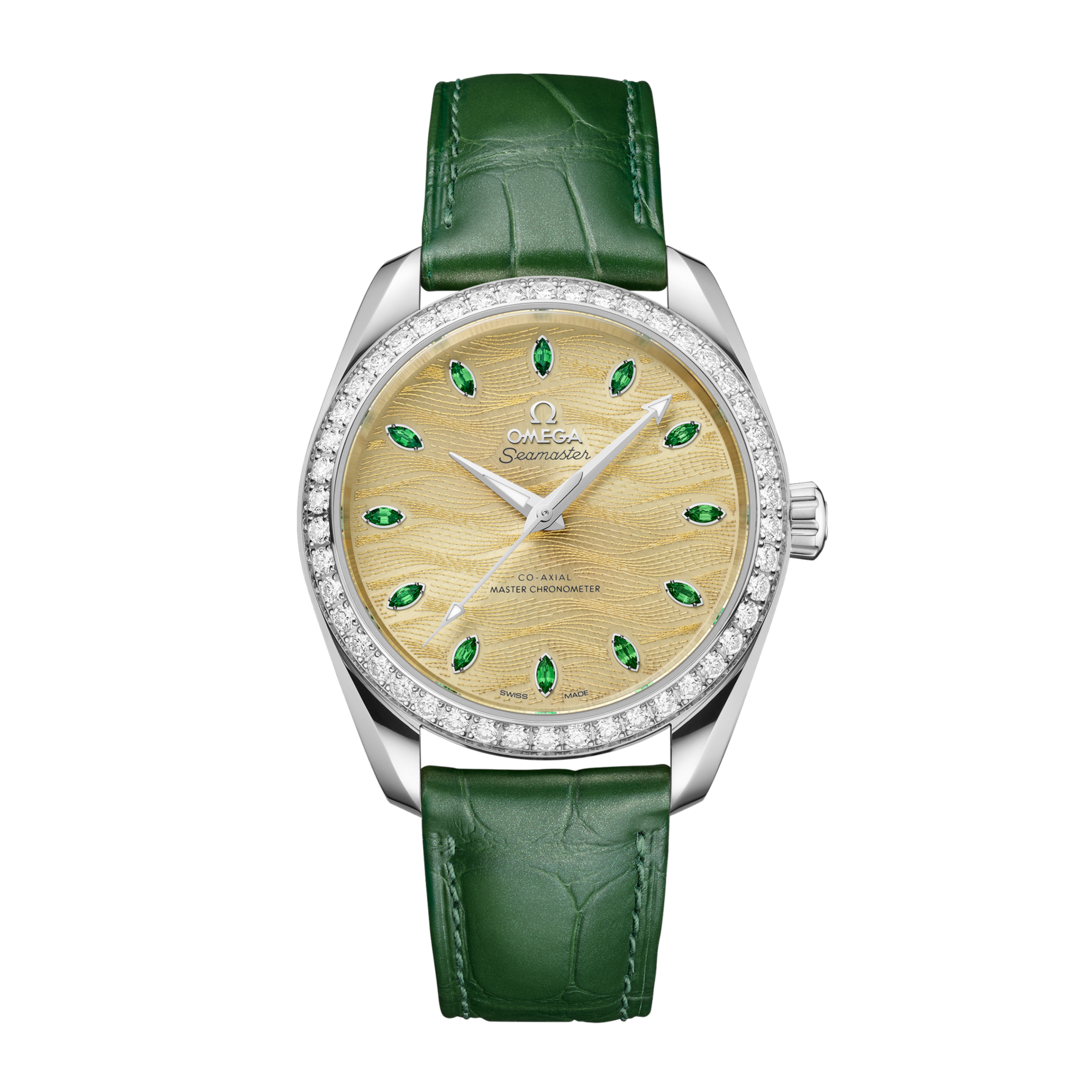 Aqua Terra White Gold Champagne Dial 34mm Product Image