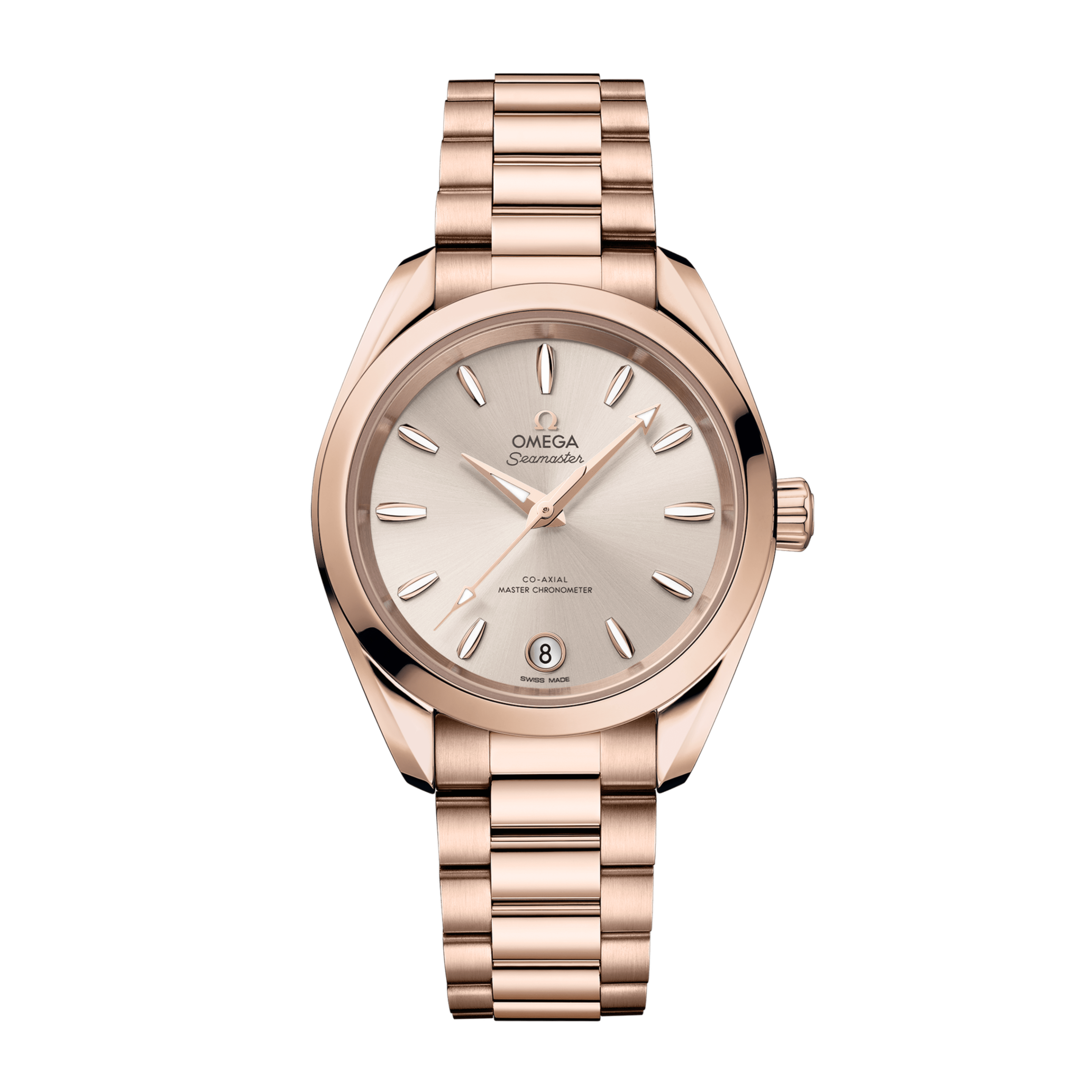 Aqua Terra Rose Gold Beige Dial 34mm Product Image
