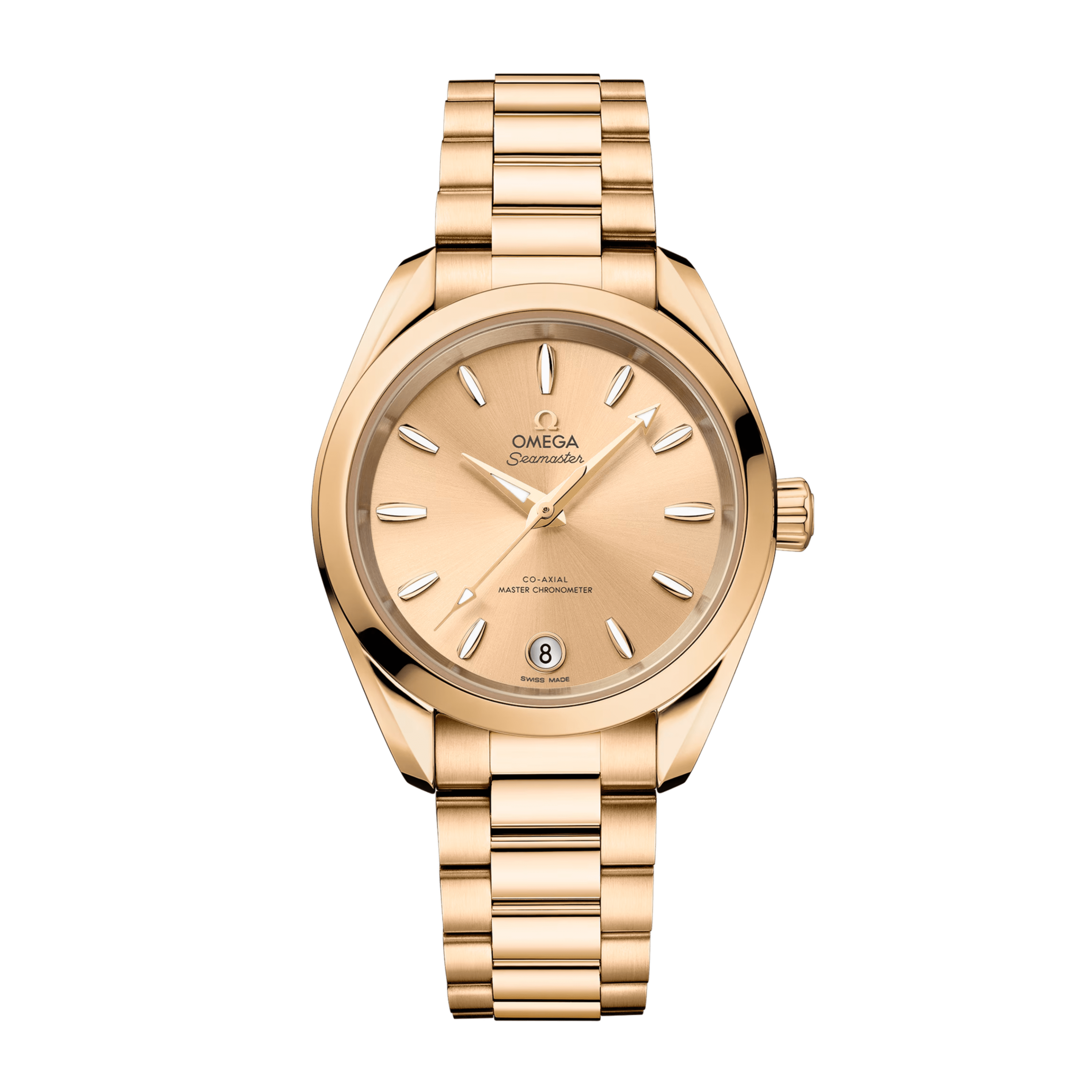 Aqua Terra Yellow Gold Champagne Dial 34mm Product Image