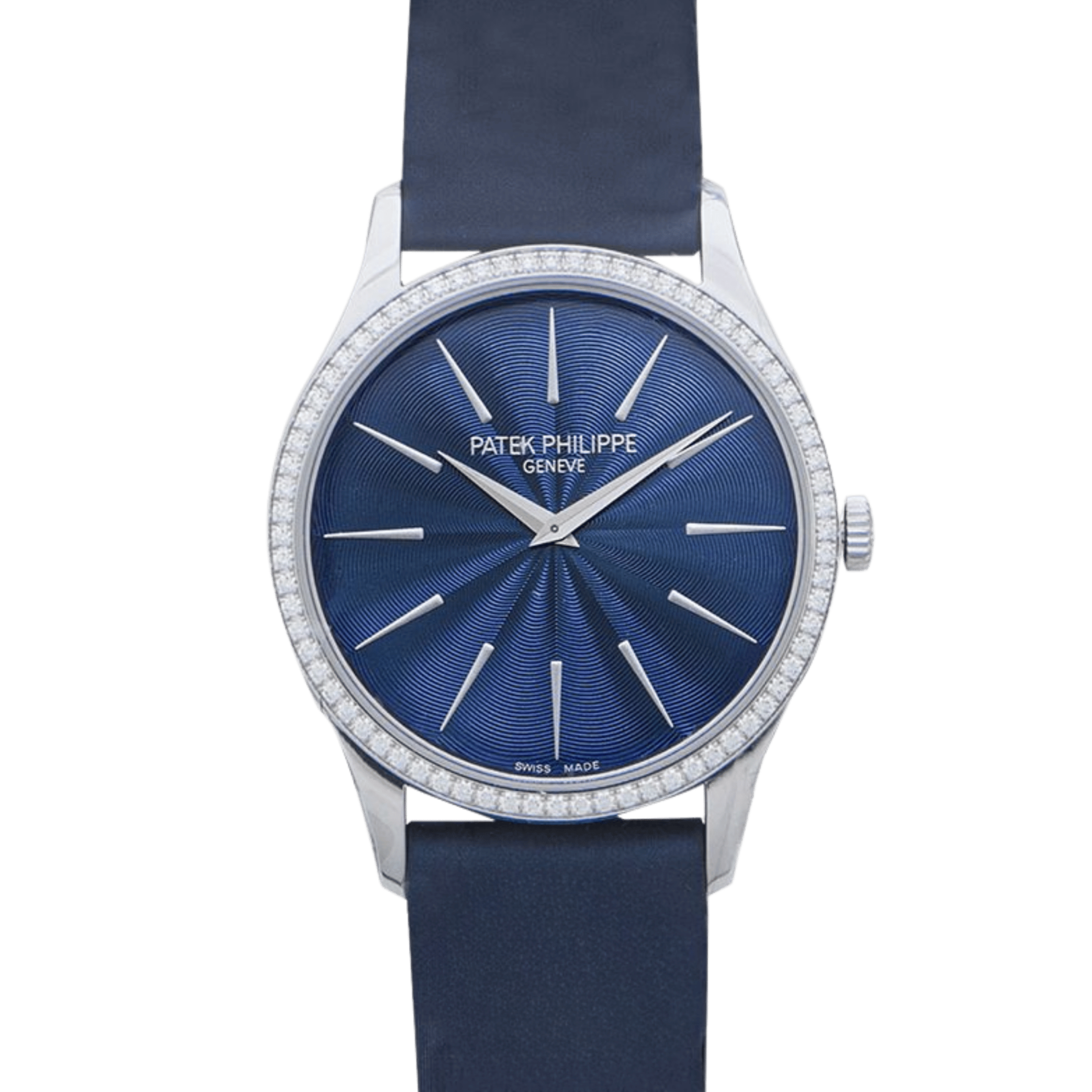 Calatrava White Gold Diamond Blue Dial 33mm Product Image
