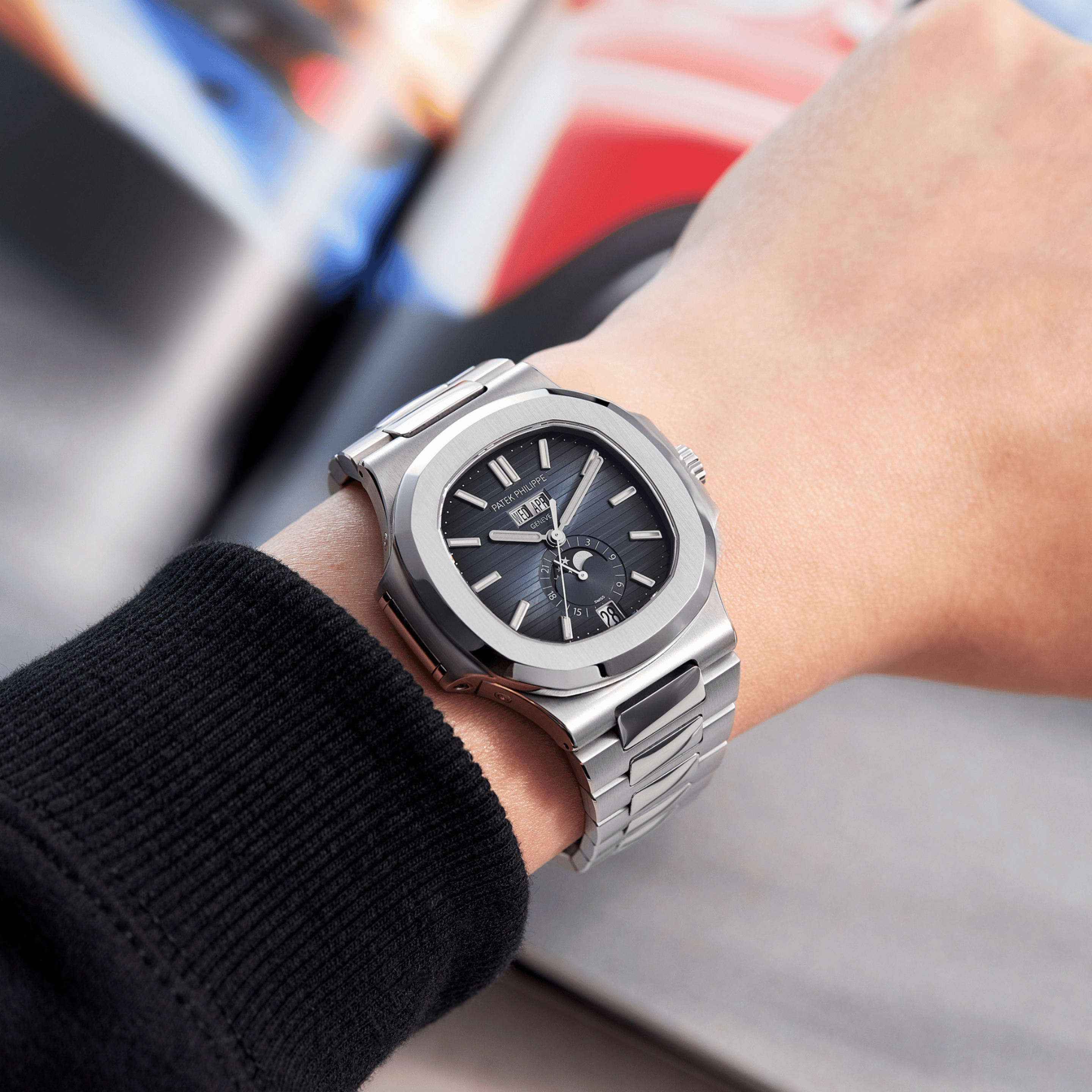 Nautilus Annual Calendar Steel Blue Dial 40mm (Cal. 324) Product Image