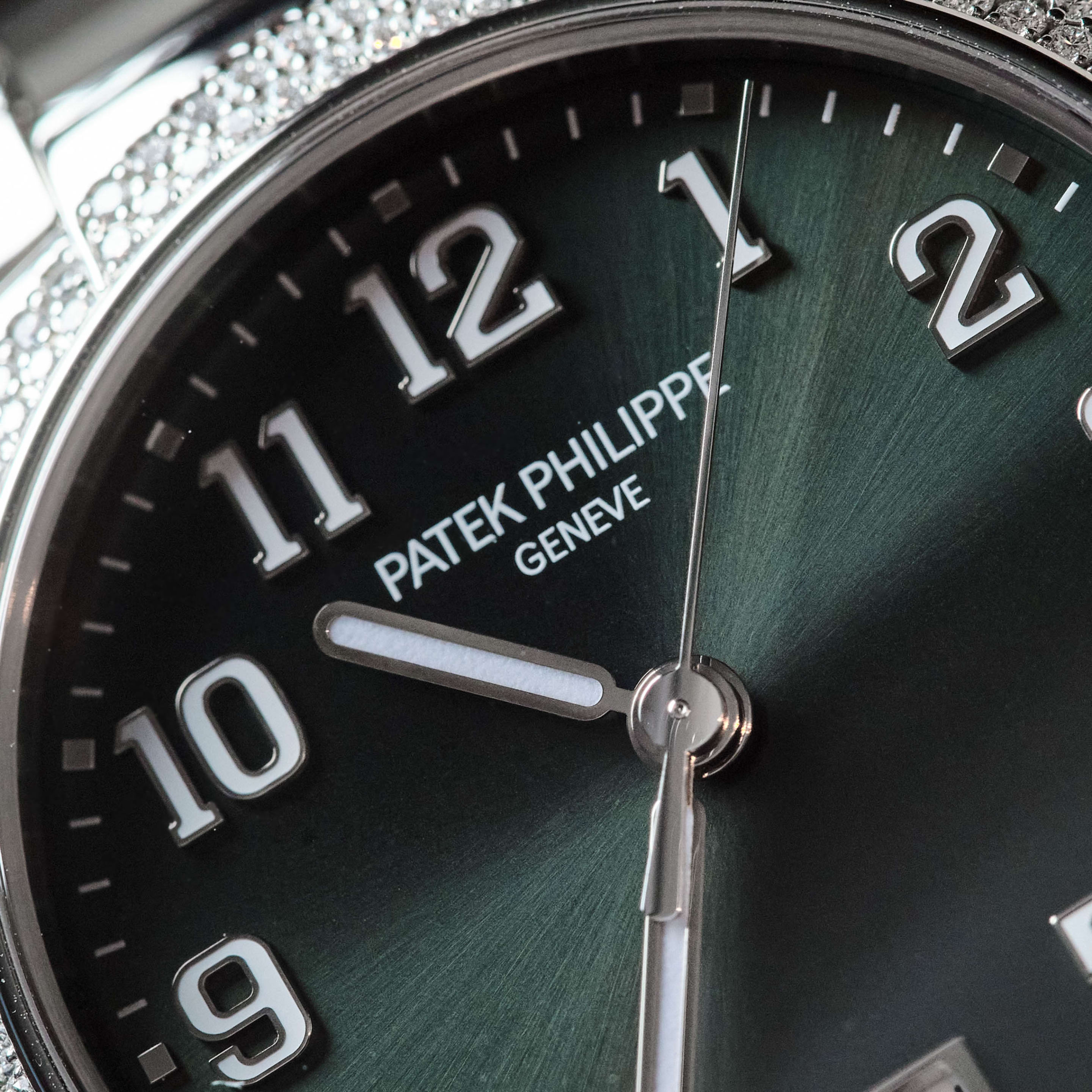 Patek Philippe Twenty~4 Steel Diamond Green Dial 36mm 7300/1200A