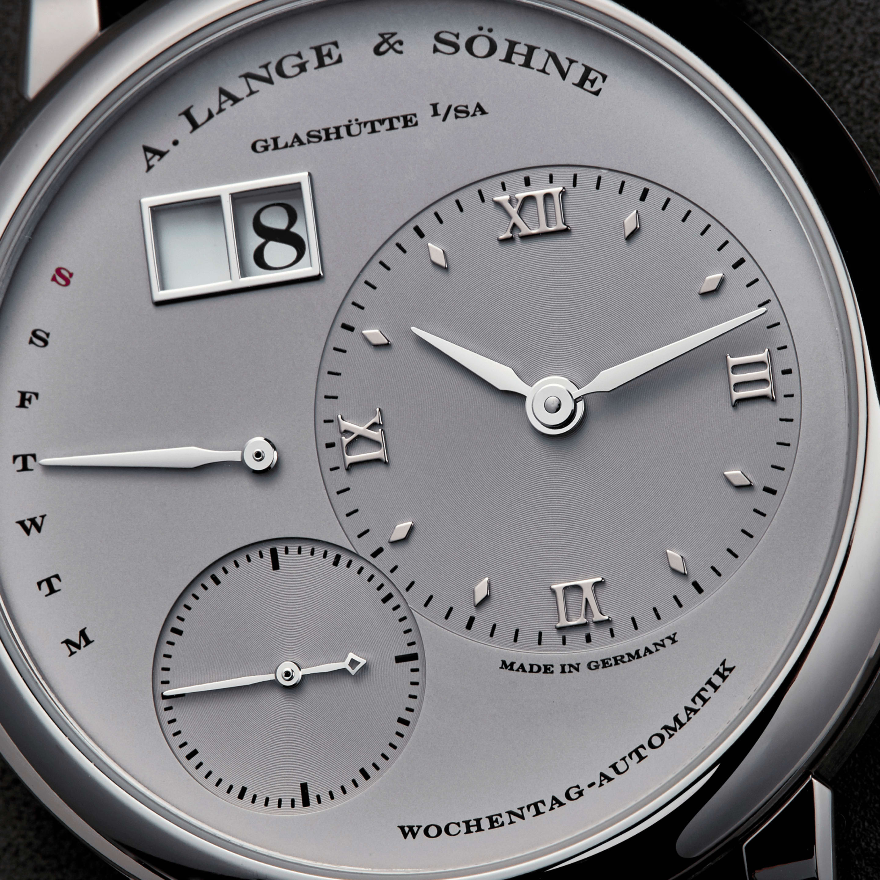 Lange 1 Daymatic Platinum Silver Dial 39mm Product Image