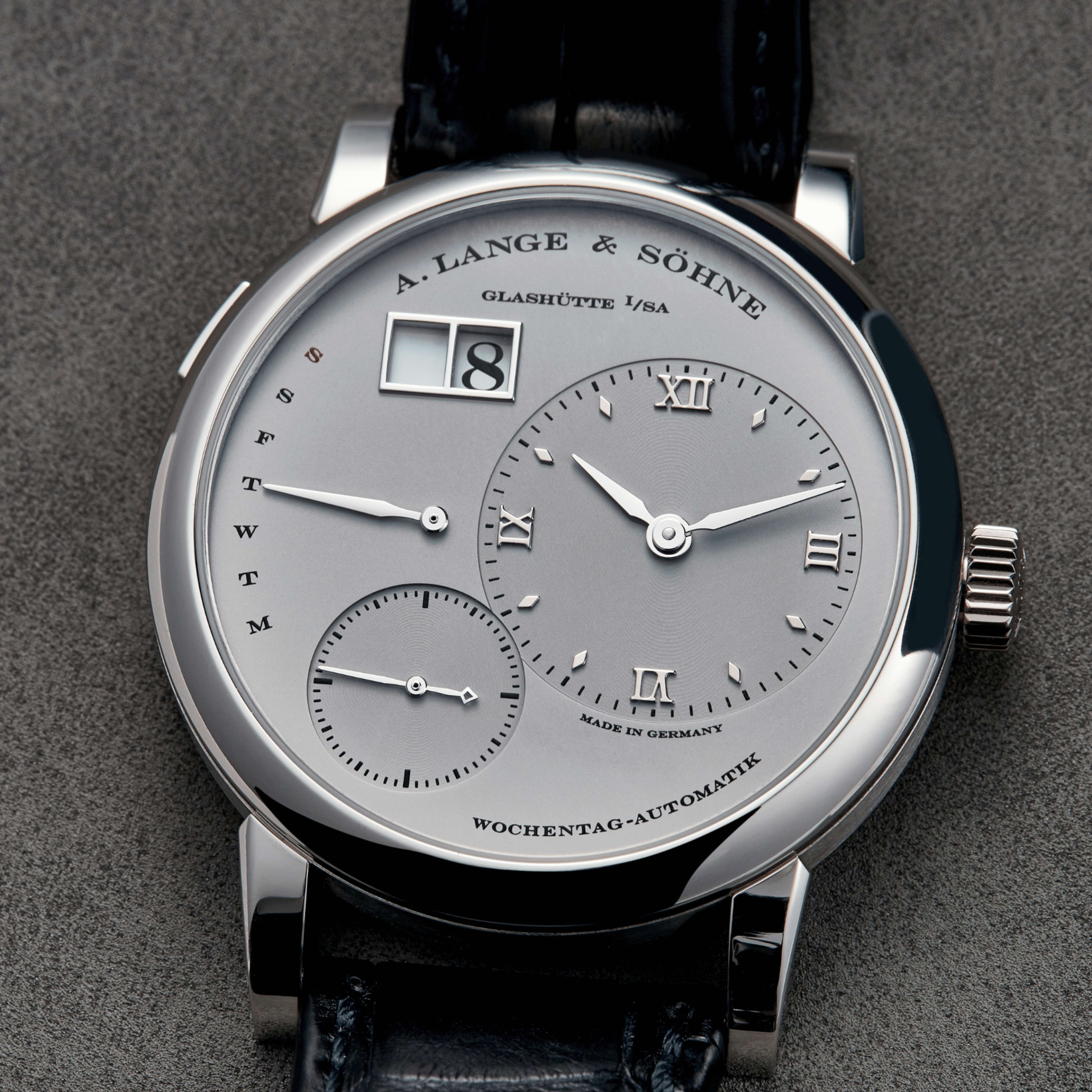 Lange 1 Daymatic Platinum Silver Dial 39mm Product Image