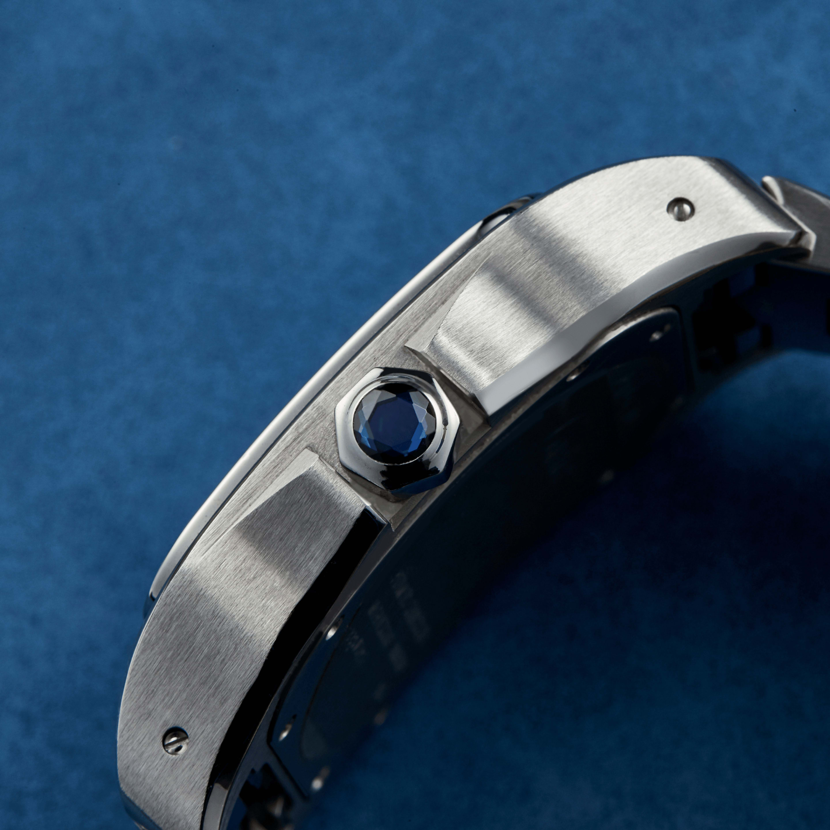 Santos 100 Steel White Dial 39mm Product Image