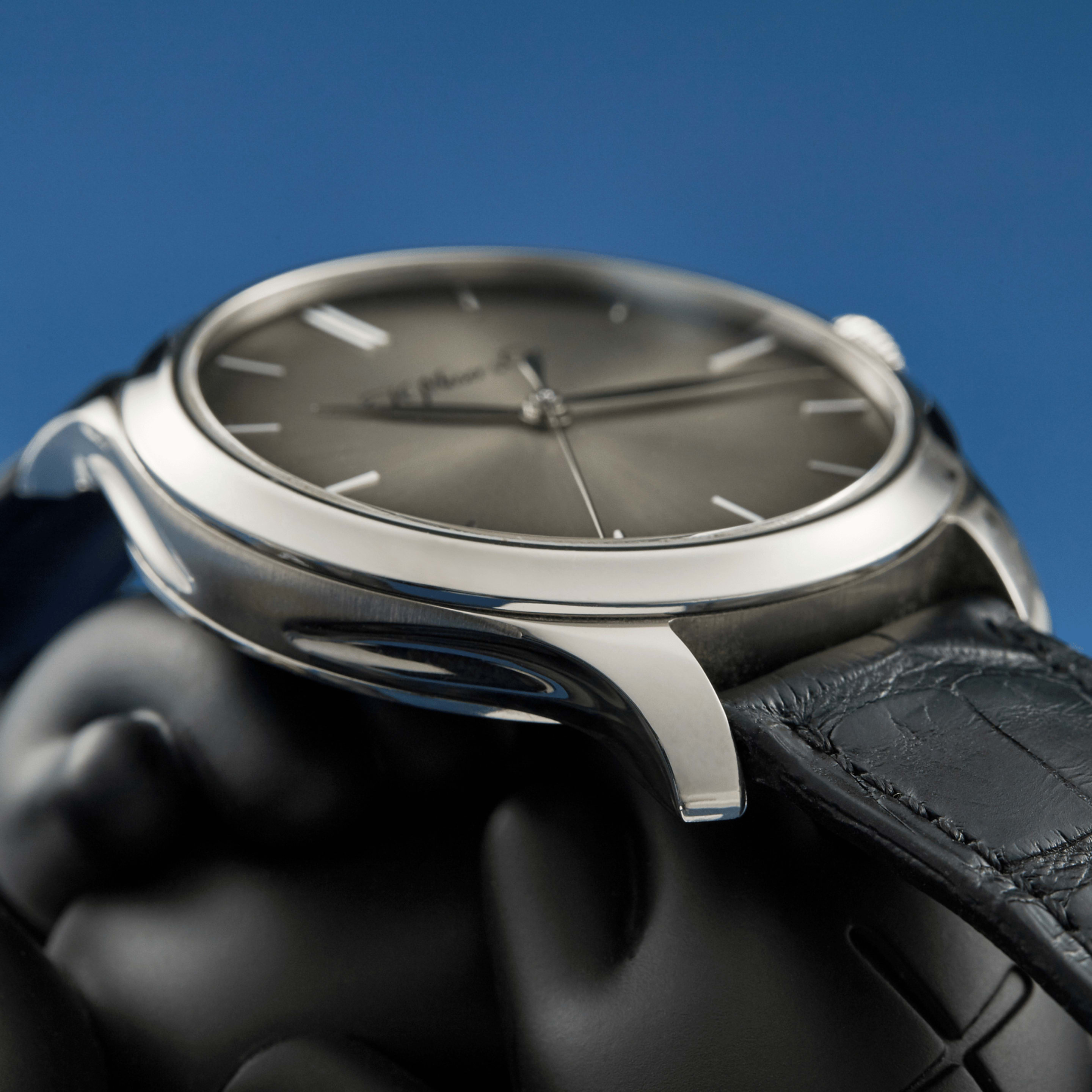 Endeavour Centre Seconds White Gold Grey Fumé 40mm Product Image