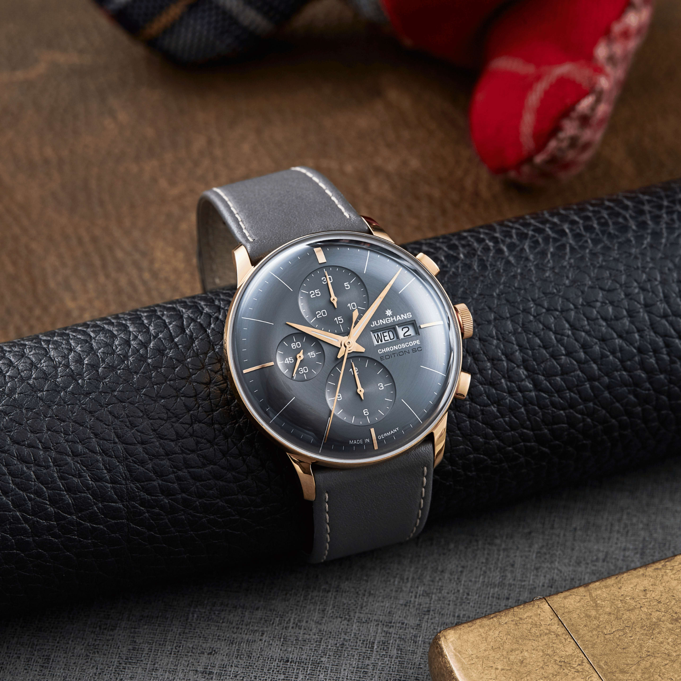 Max Bill Chronograph Grey Dial 40mm Product Image