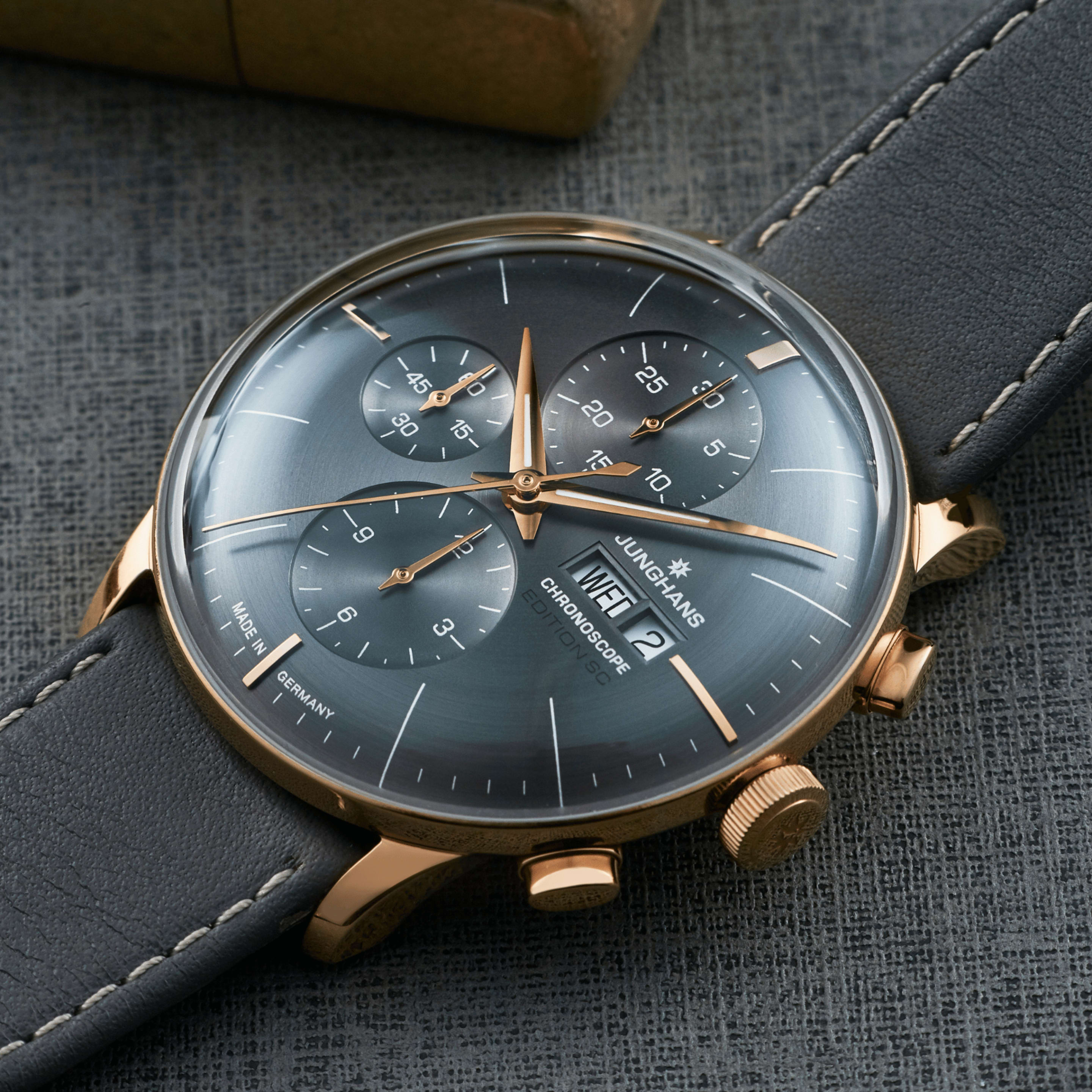 Max Bill Chronograph Grey Dial 40mm Product Image