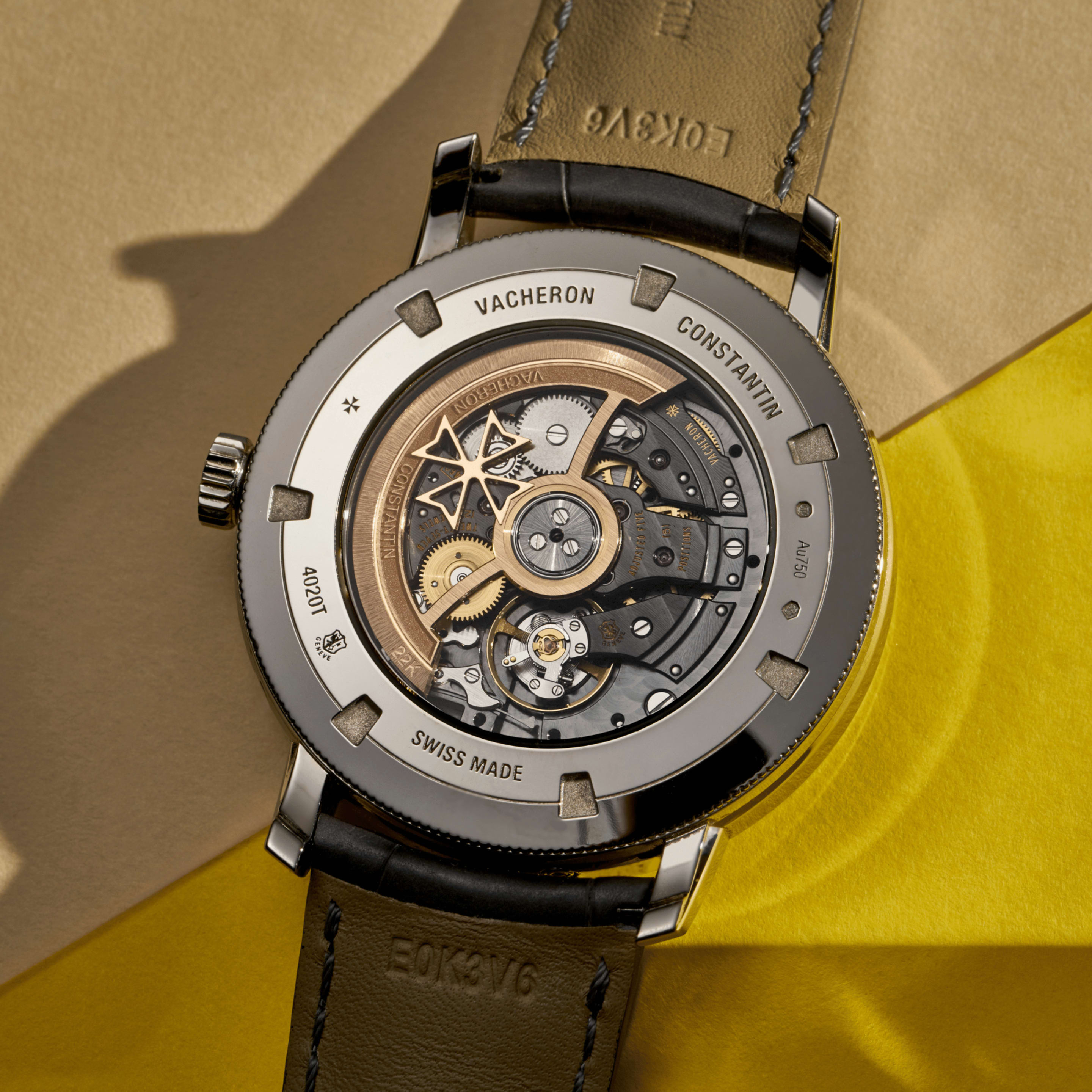 Traditionnelle Complete Calendar Openface White Gold See-through Dial 41mm Product Image