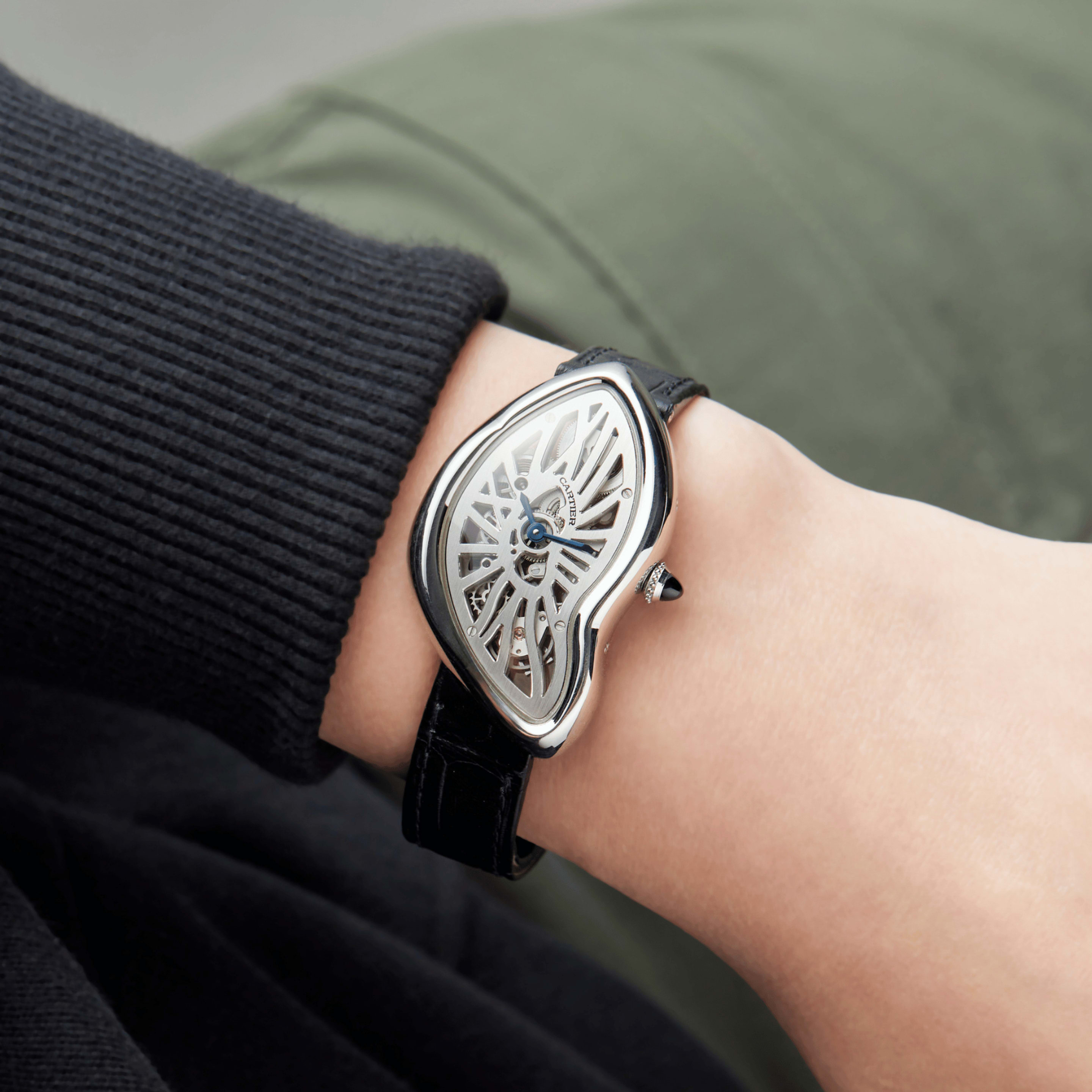 Crash de Cartier Platinum Skeleton Dial 28mm Product Image