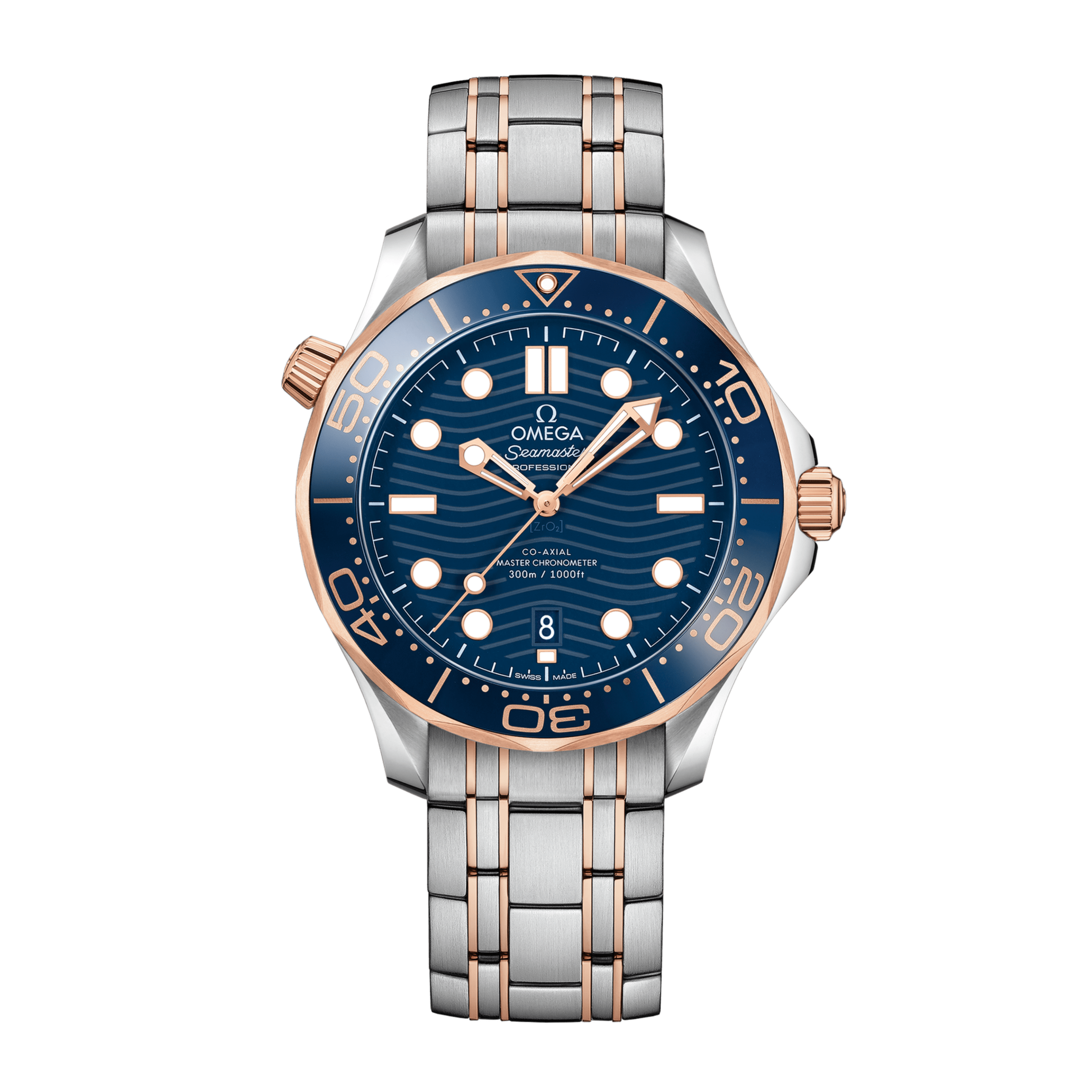 Seamaster Diver 300m Rose Gold & Steel Blue Dial 42mm Product Image