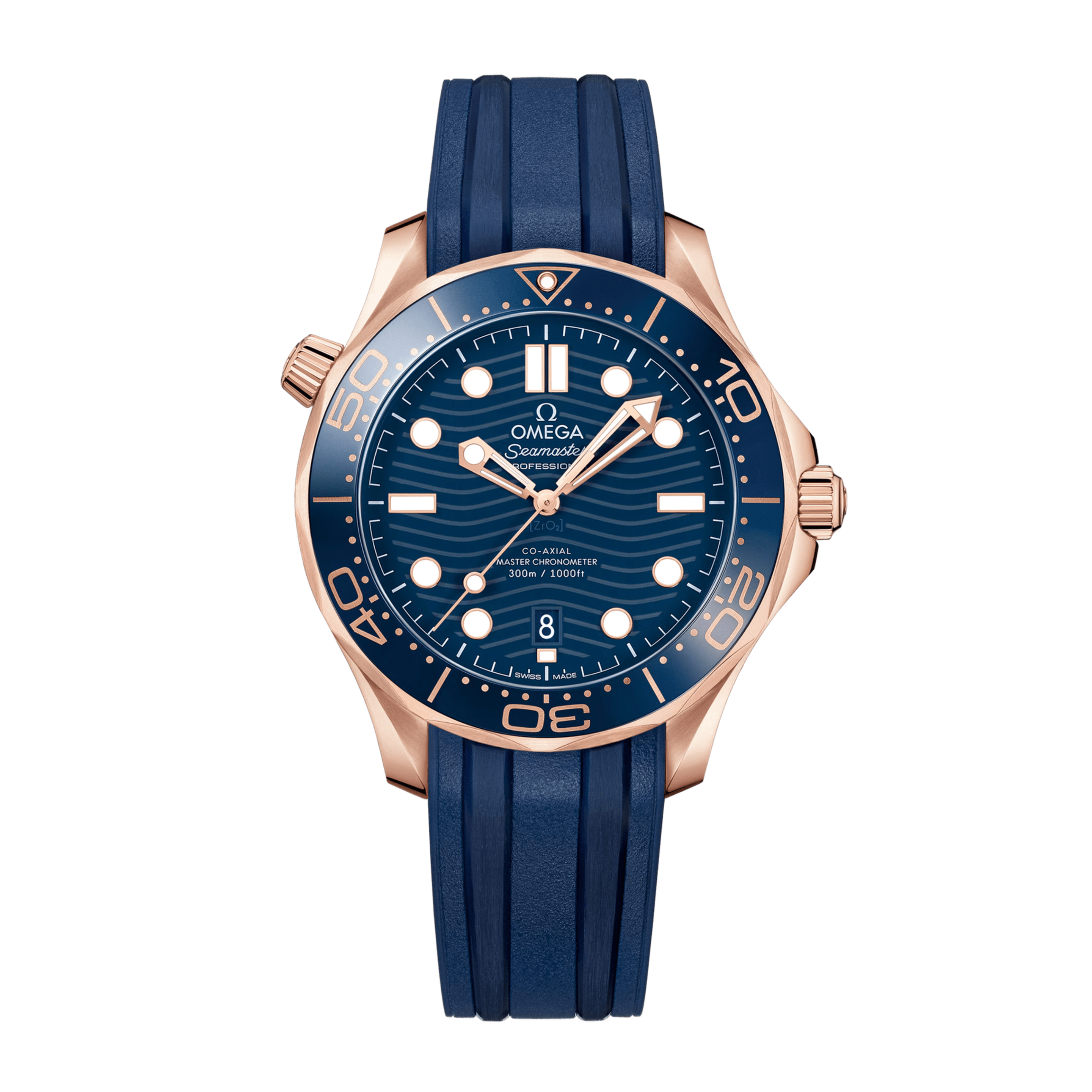 Seamaster Diver 300m Rose Gold Blue Dial 42mm Product Image