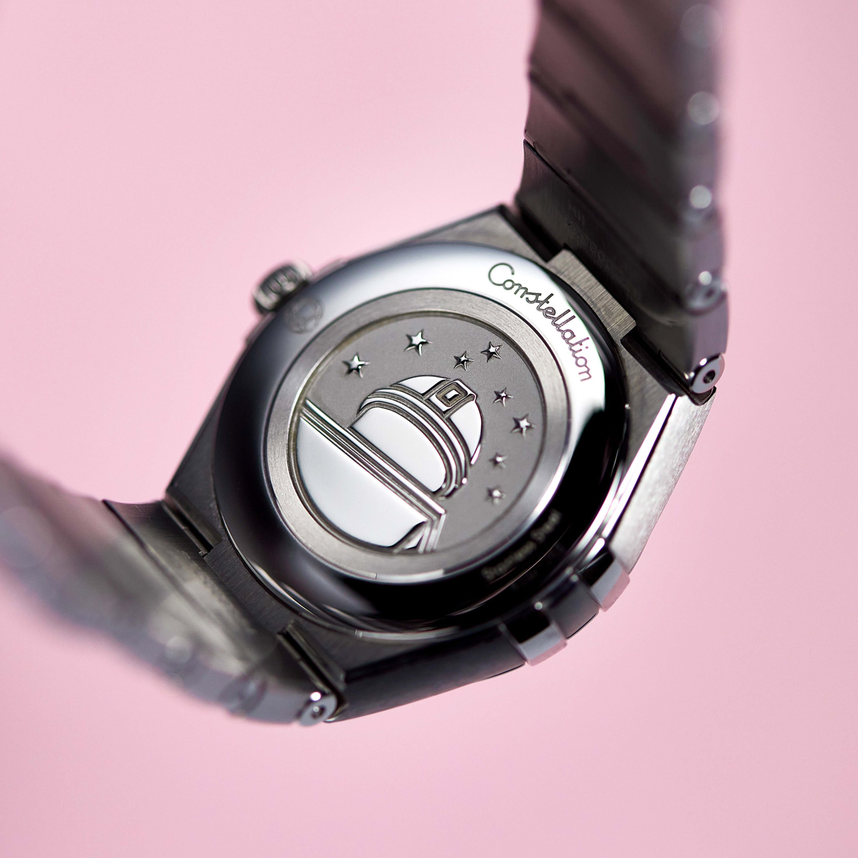 Constellation Manhattan Steel Pink Dial 28mm Product Image