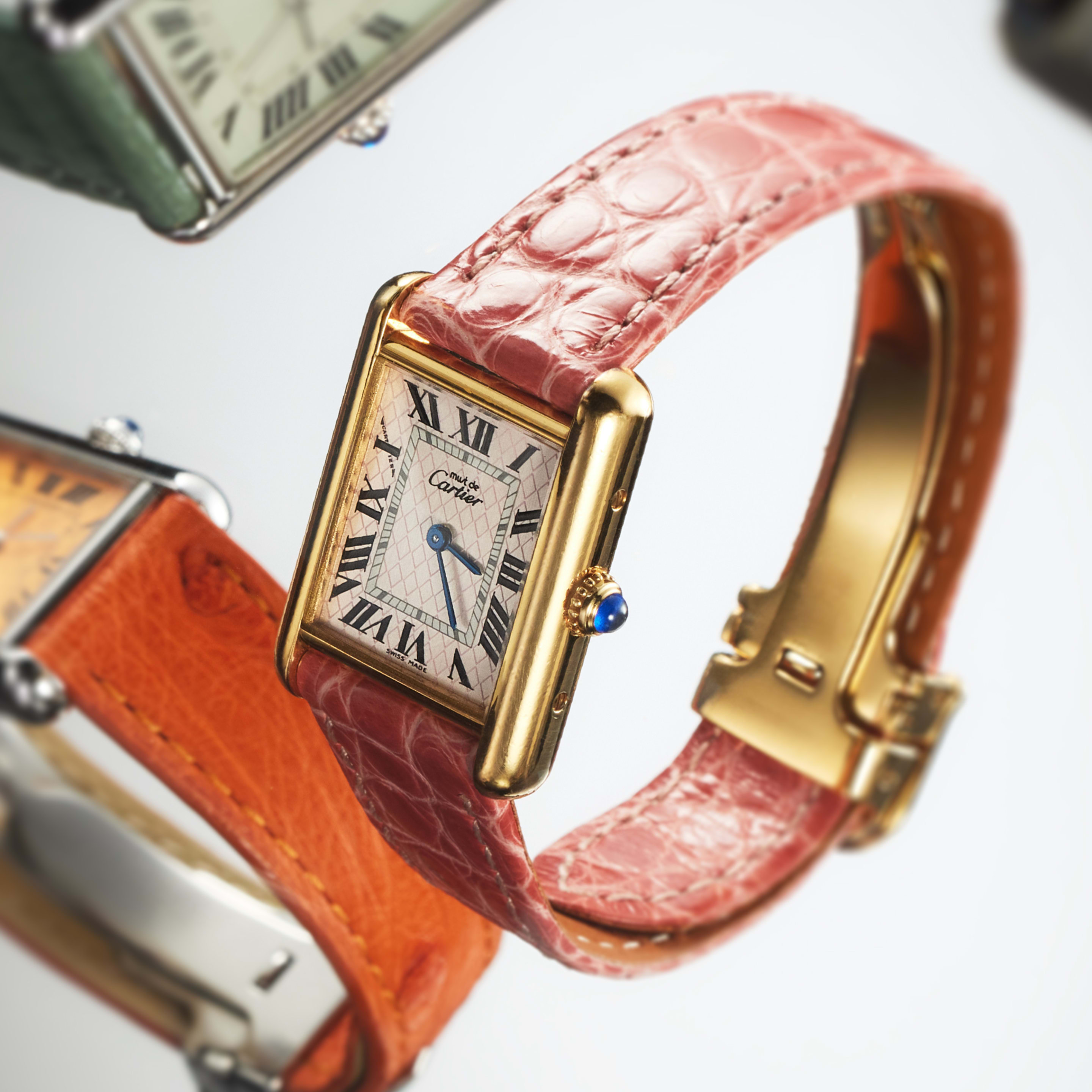 Tank Must Small Silver Gilt Beige Dial 20mm Product Image