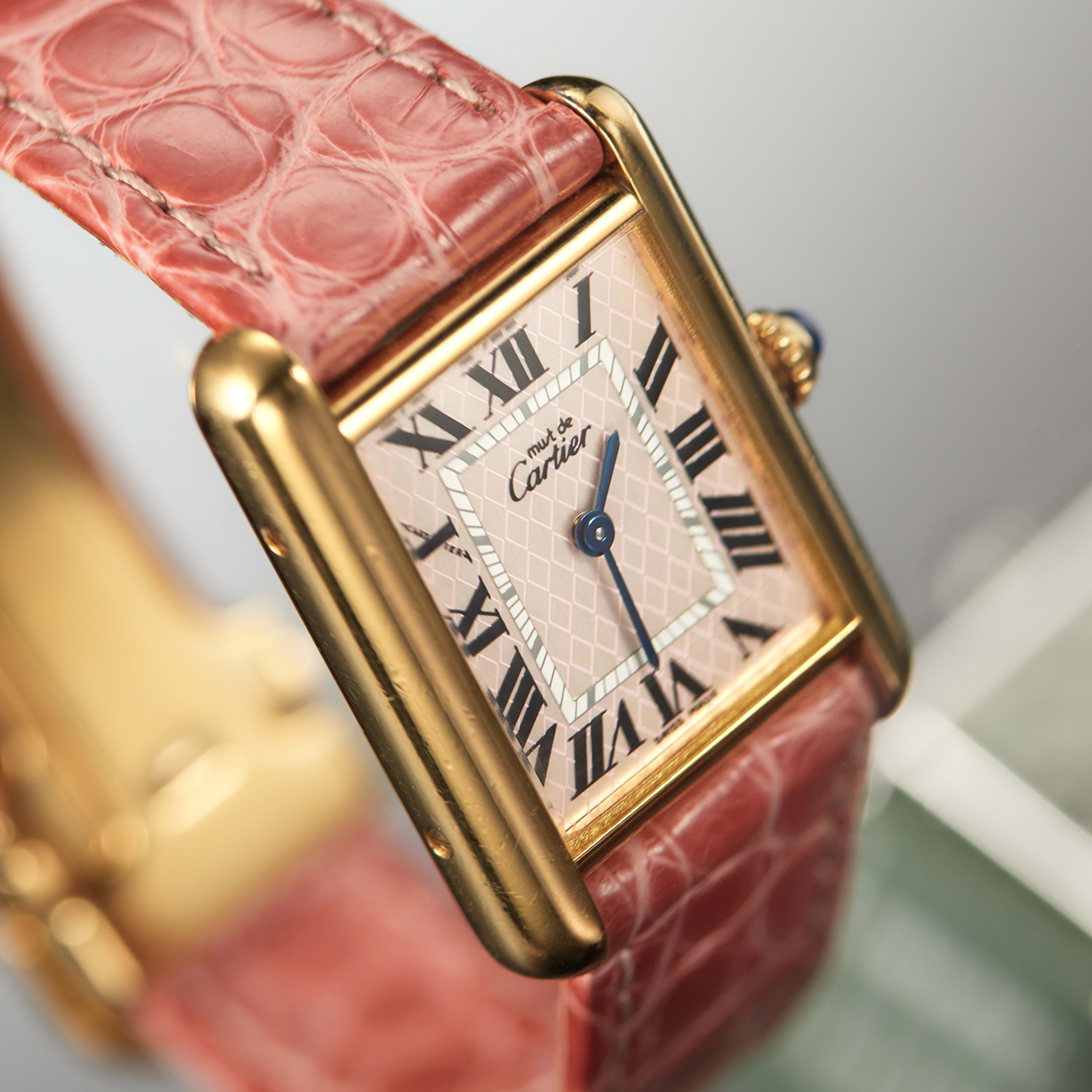 Tank Must Small Silver Gilt Beige Dial 20mm Product Image