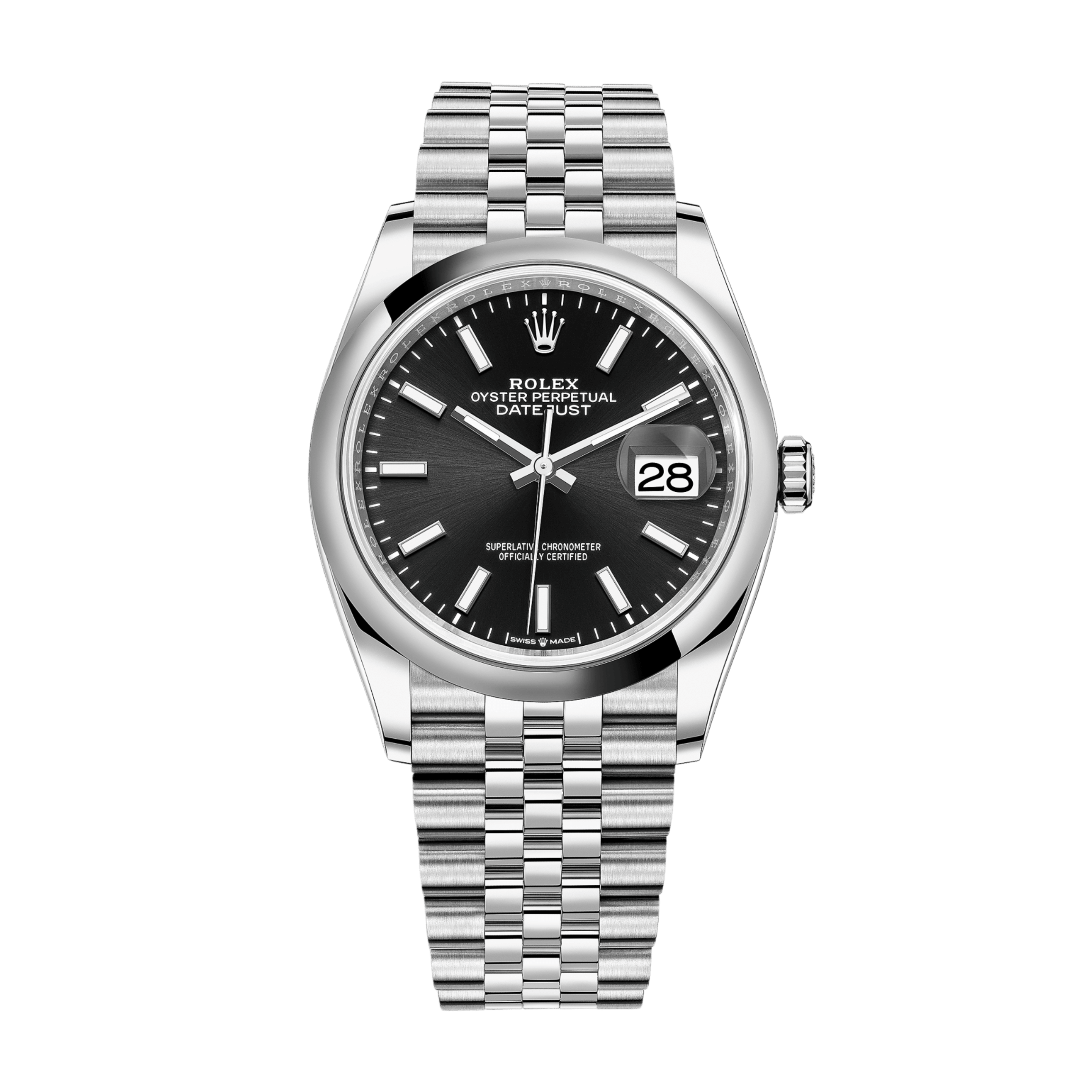 Datejust Steel Jubilee Black Dial 36mm Product Image