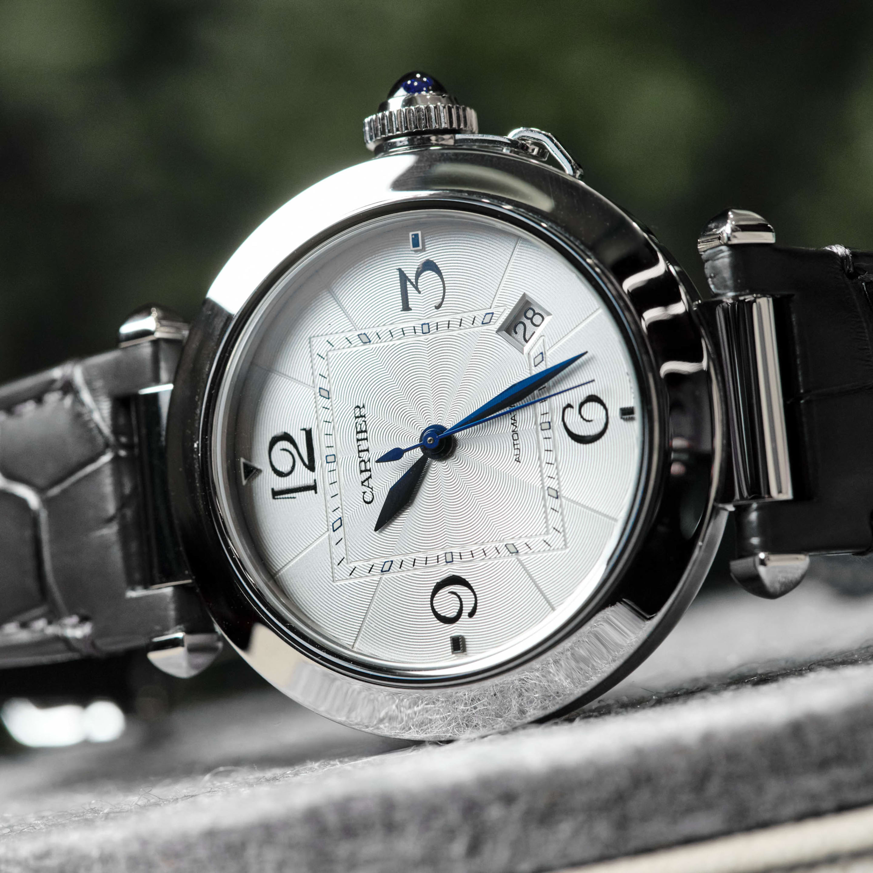 Pasha de Cartier Steel Silver Dial 41mm Product Image