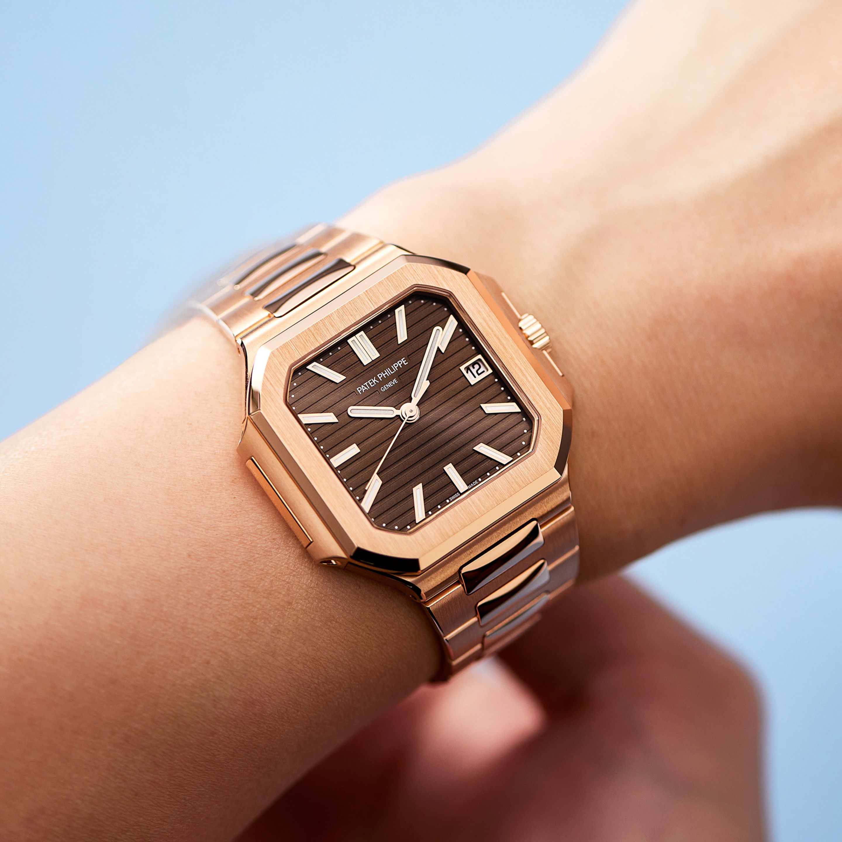 Cubitus Date Rose Gold Brown Dial 40mm Product Image