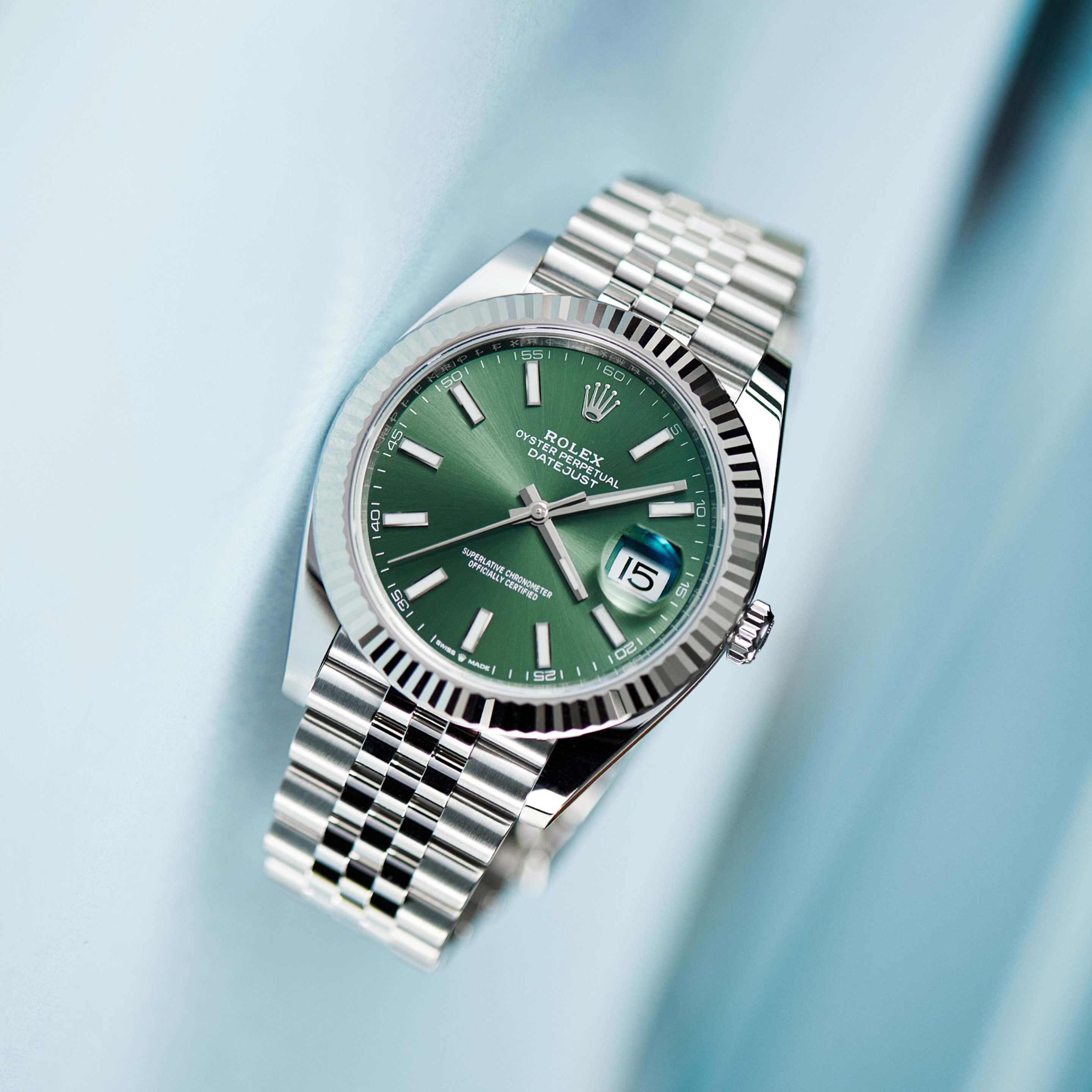 Datejust Steel Jubilee Green Dial 41mm Product Image
