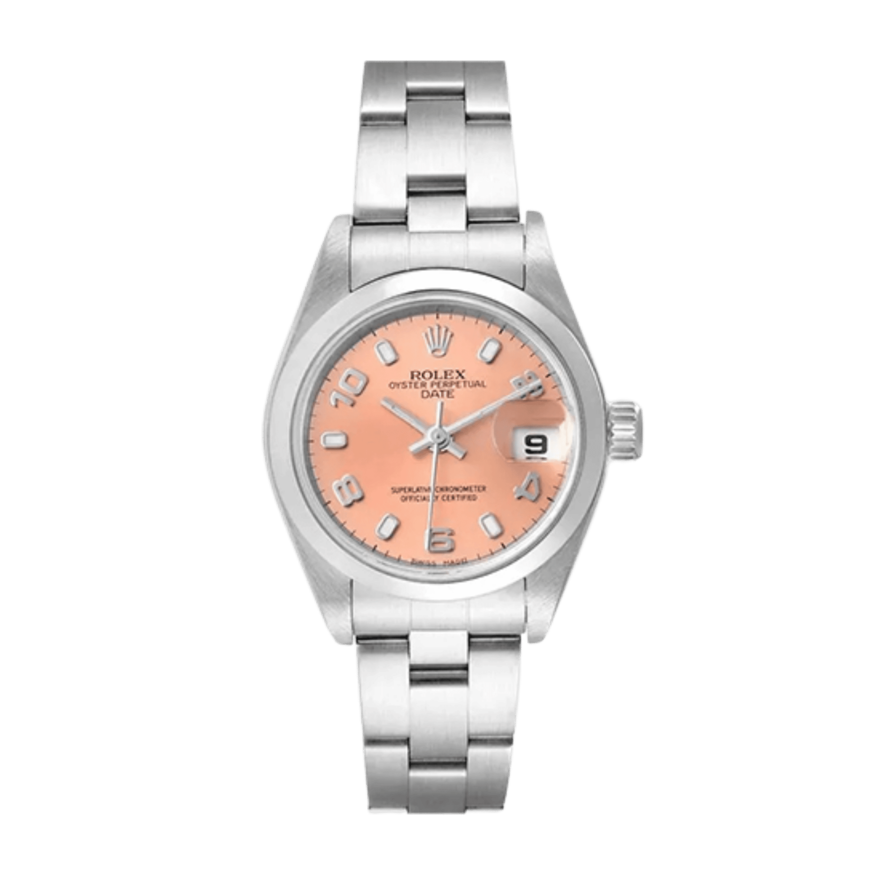 Oyster Perpetual Date Steel Salmon Dial 26mm Product Image