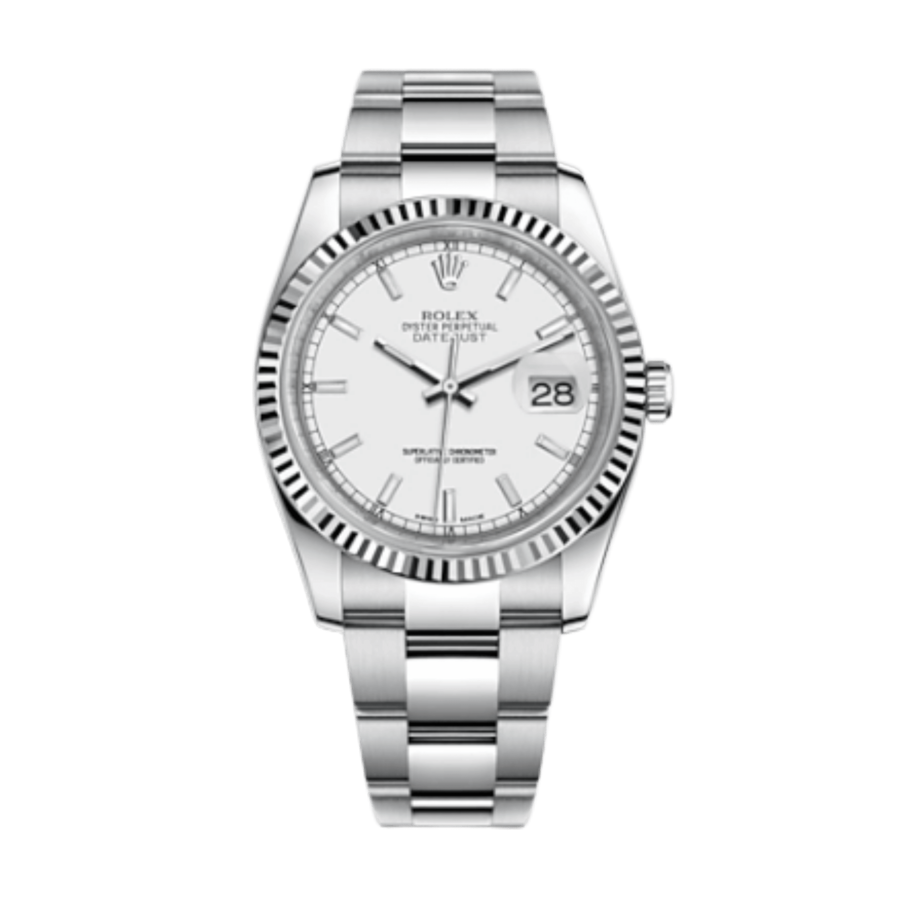 Datejust Steel White Dial 36mm Product Image