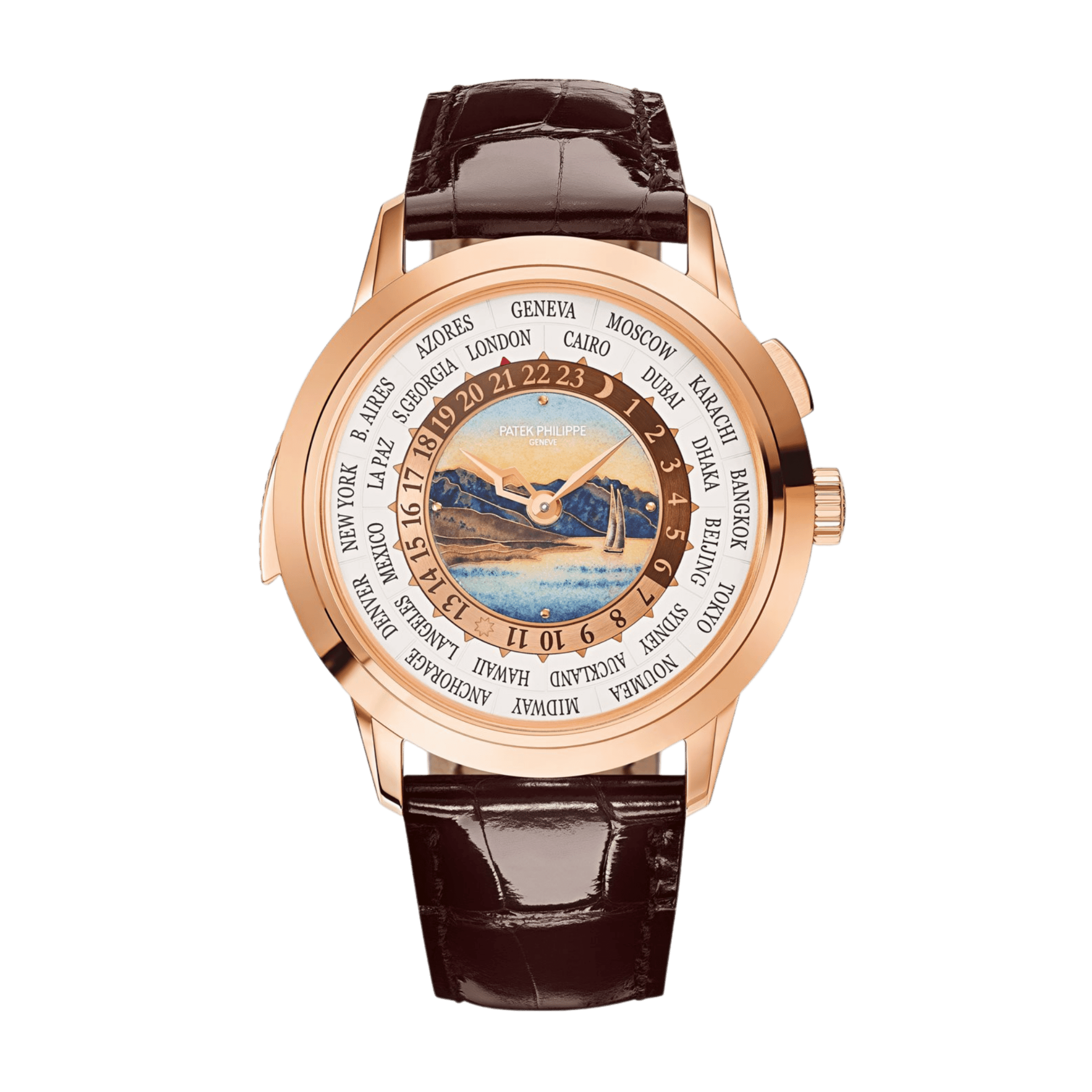 World Time Minute Repeater "Beijing" Rose Gold Enamel Dial 40mm Product Image
