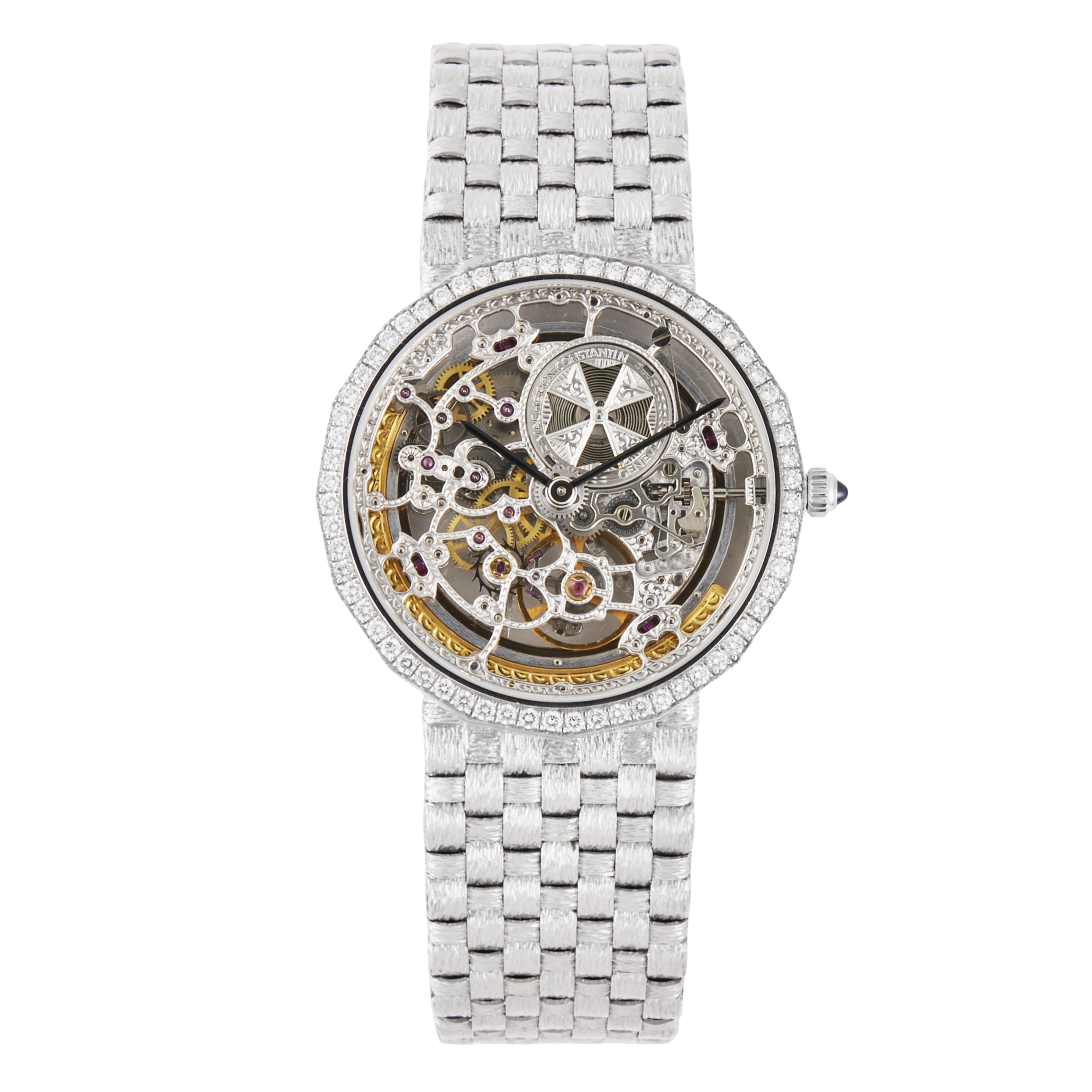 Patrimony Squelette White Gold Diamond Skeleton Dial 34mm Product Image