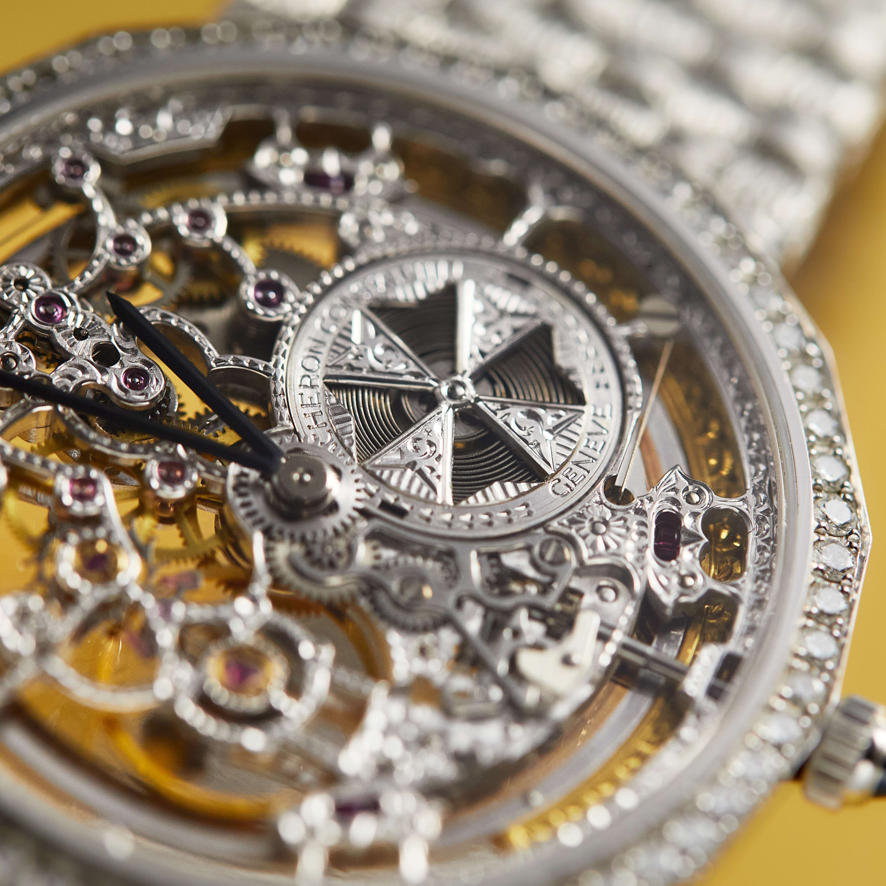 Patrimony Squelette White Gold Diamond Skeleton Dial 34mm Product Image
