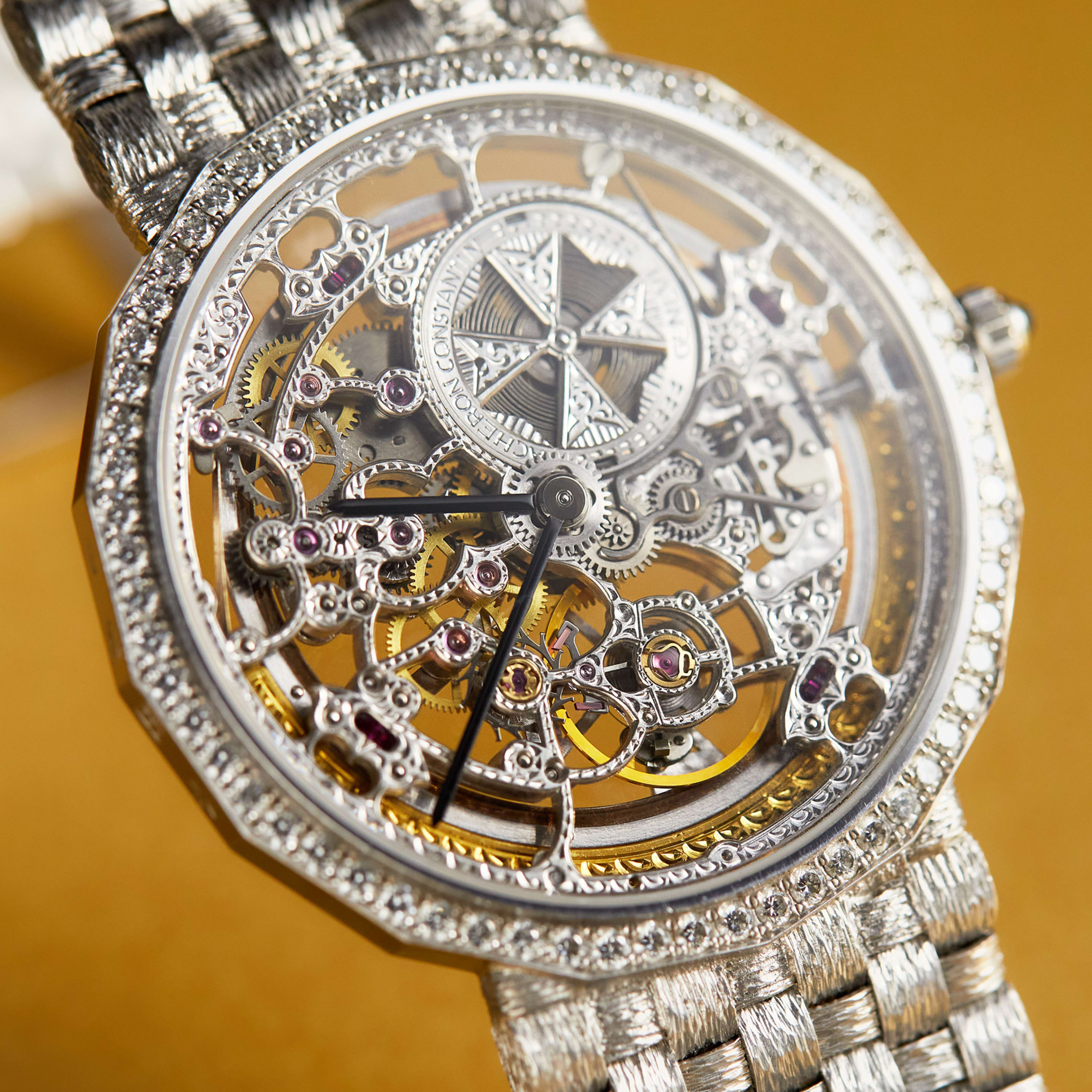 Patrimony Squelette White Gold Diamond Skeleton Dial 34mm Product Image