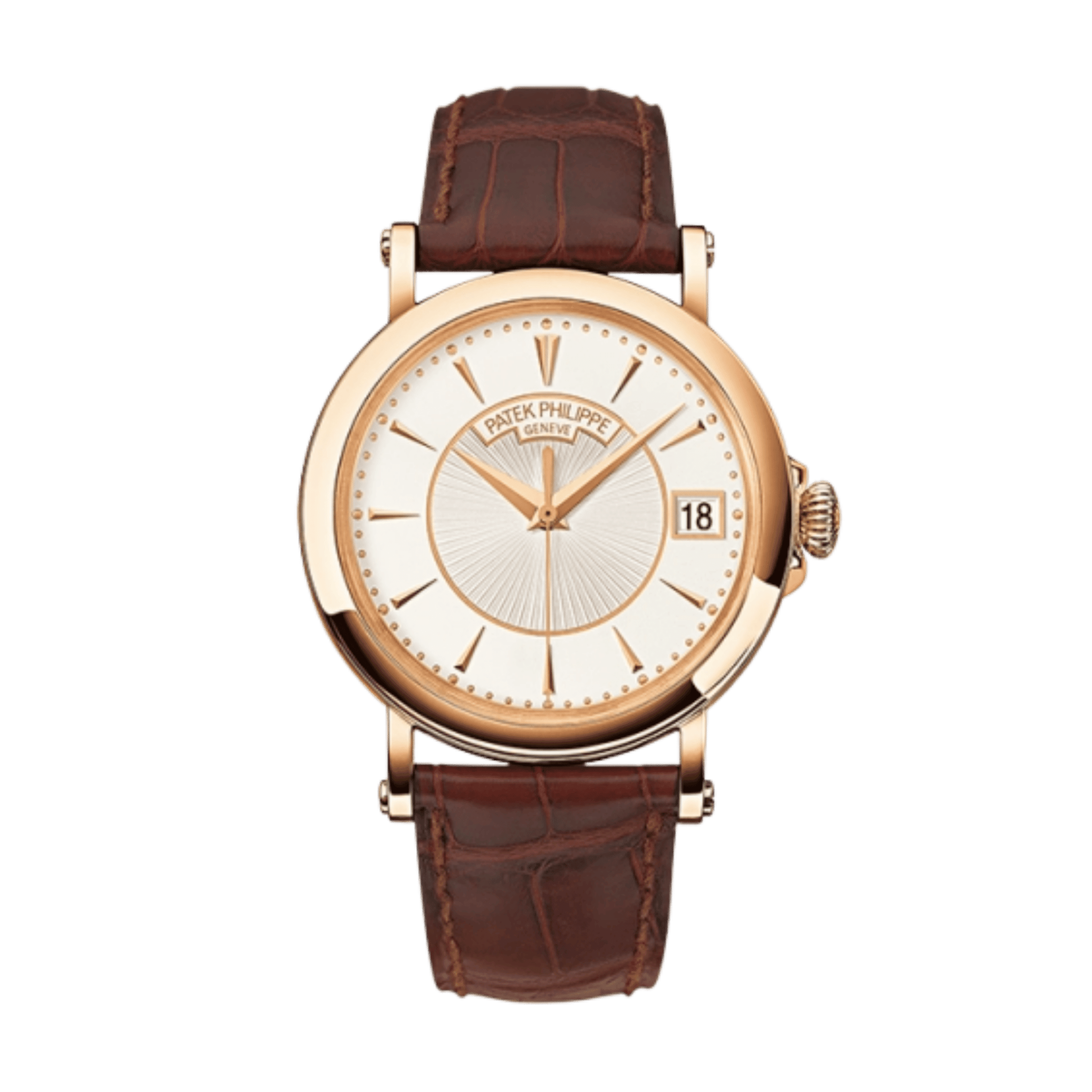 Calatrava Rose Gold Silver Dial 38mm Product Image